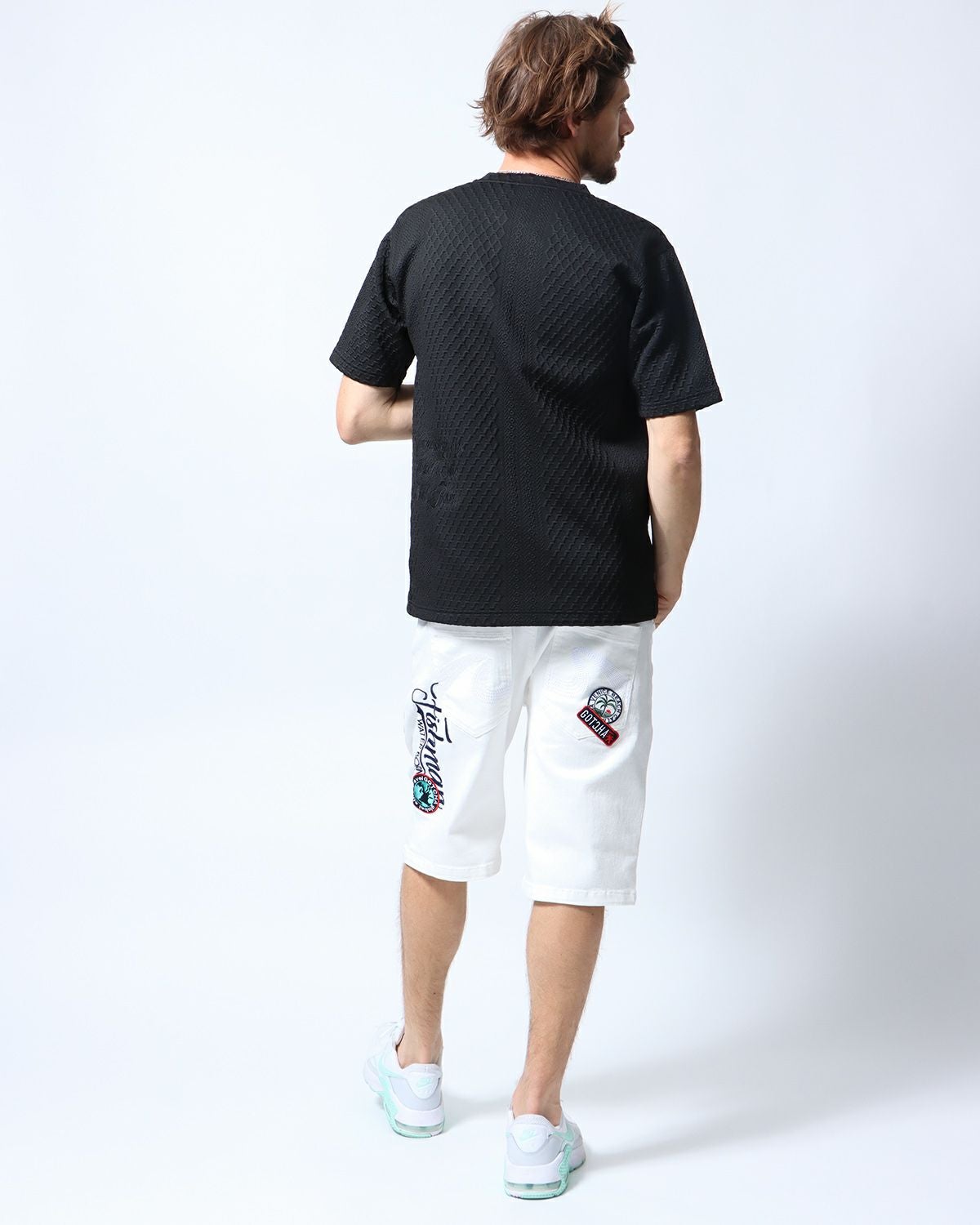 ブラック：183cm/70kg(Lサイズ着用)