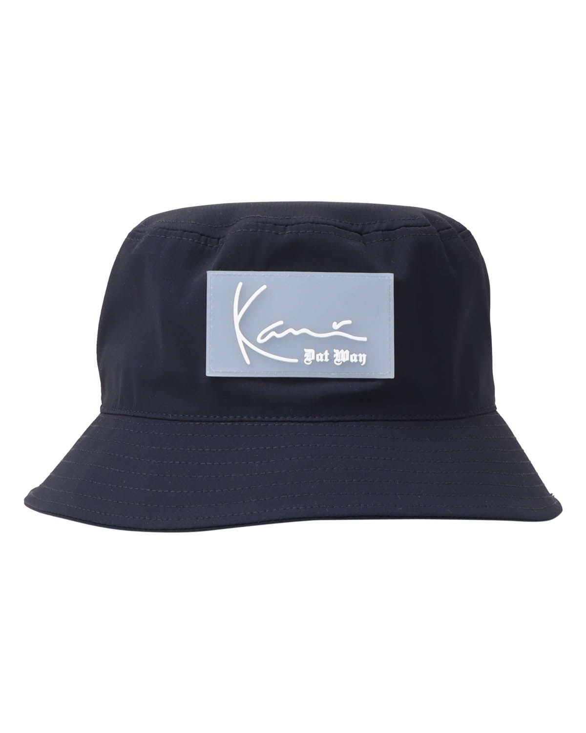 Karl Kani GOLF] 撥水 UVカット ラバー ワッペン バケットハット