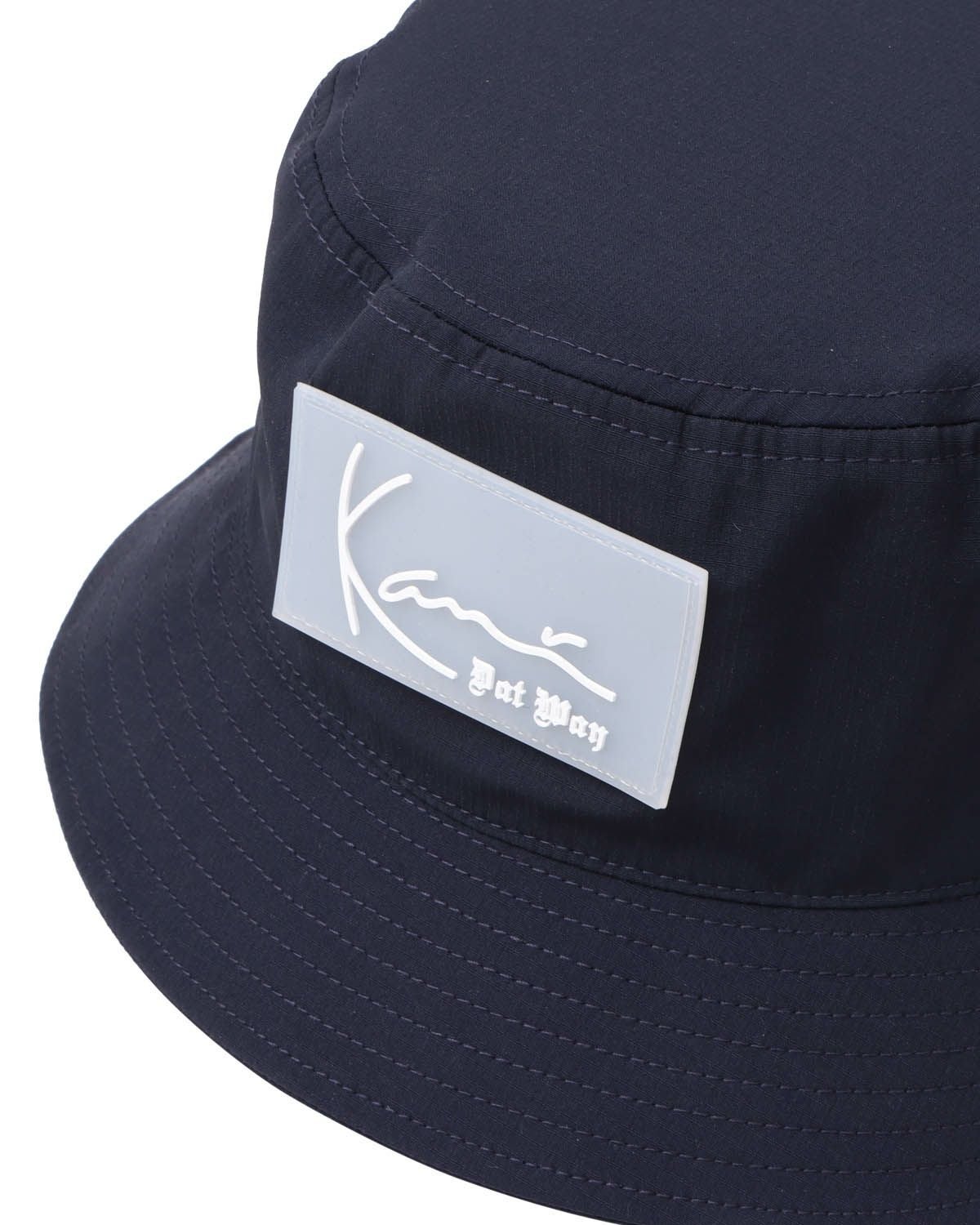 Karl Kani GOLF] 撥水 UVカット ラバー ワッペン バケットハット