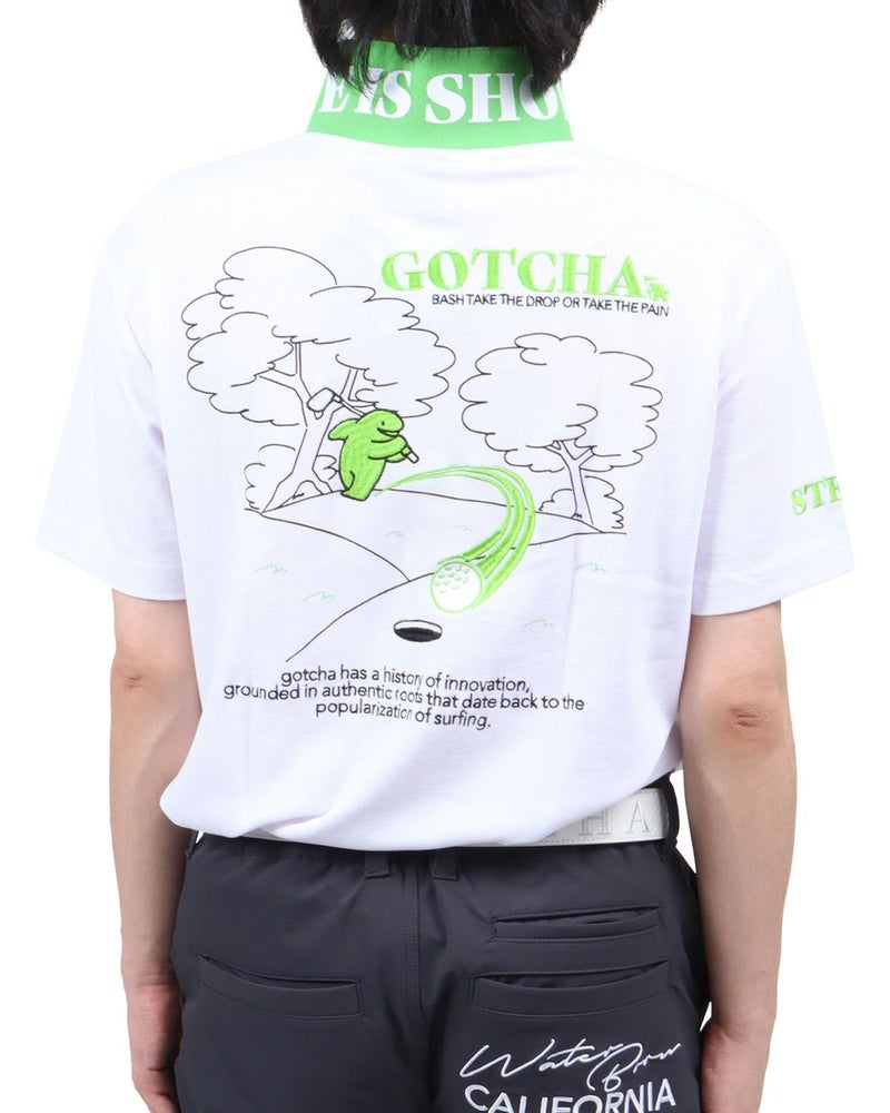 ホワイト：173cm60kg(Lサイズ着用