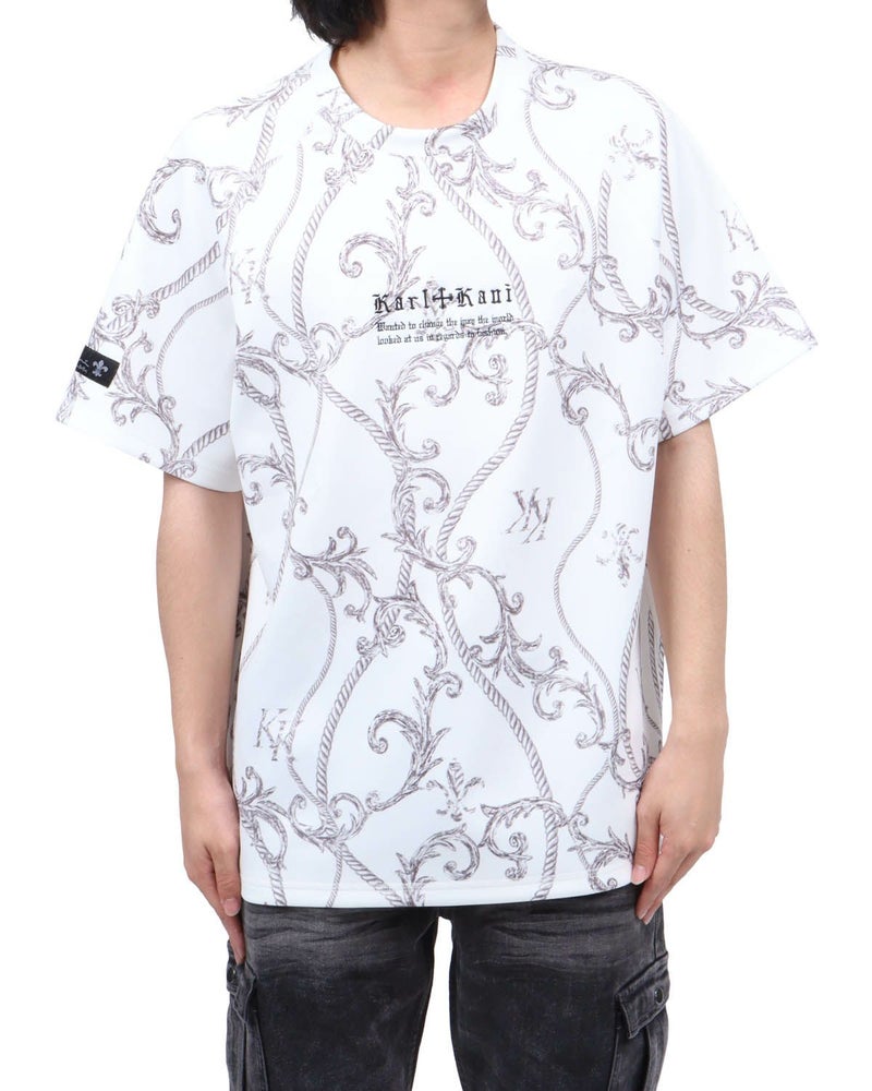 ホワイト：173cm63kg(Lサイズ着用)