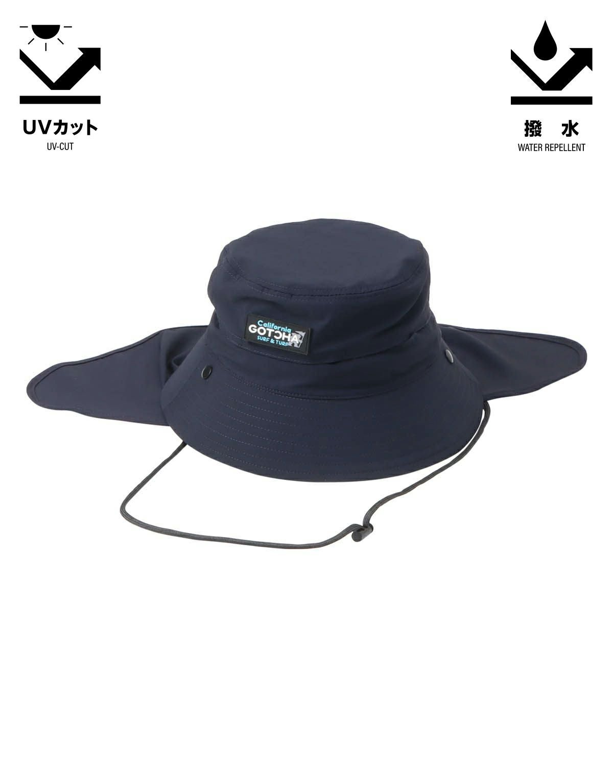 GOTCHA GOLF] ハイブリッド 撥水 UVカット バケットハット | PEET