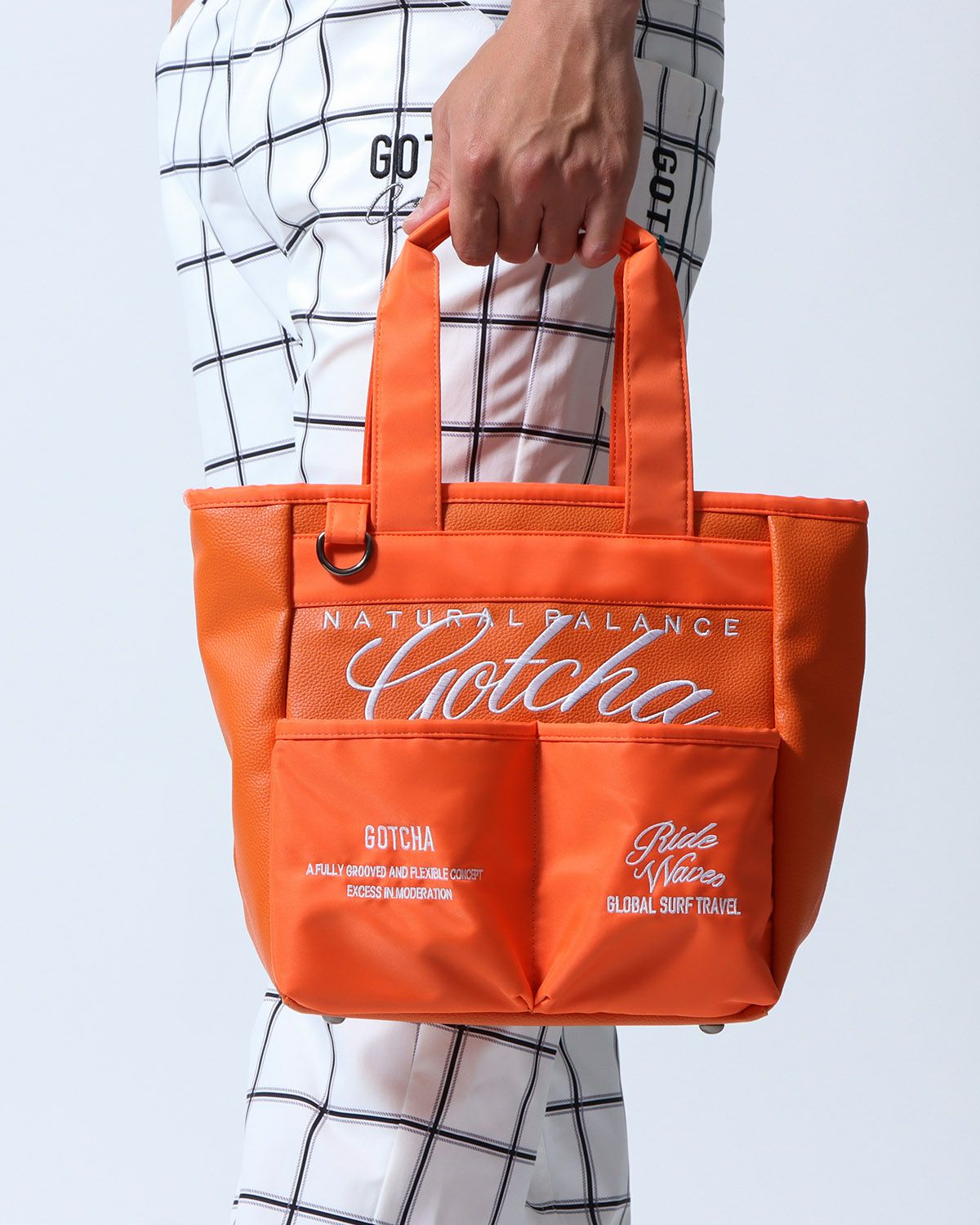 GOTCHA GOLF] 撥水 PU 切替 ラウンドポーチ | PEET ONLINE STORE