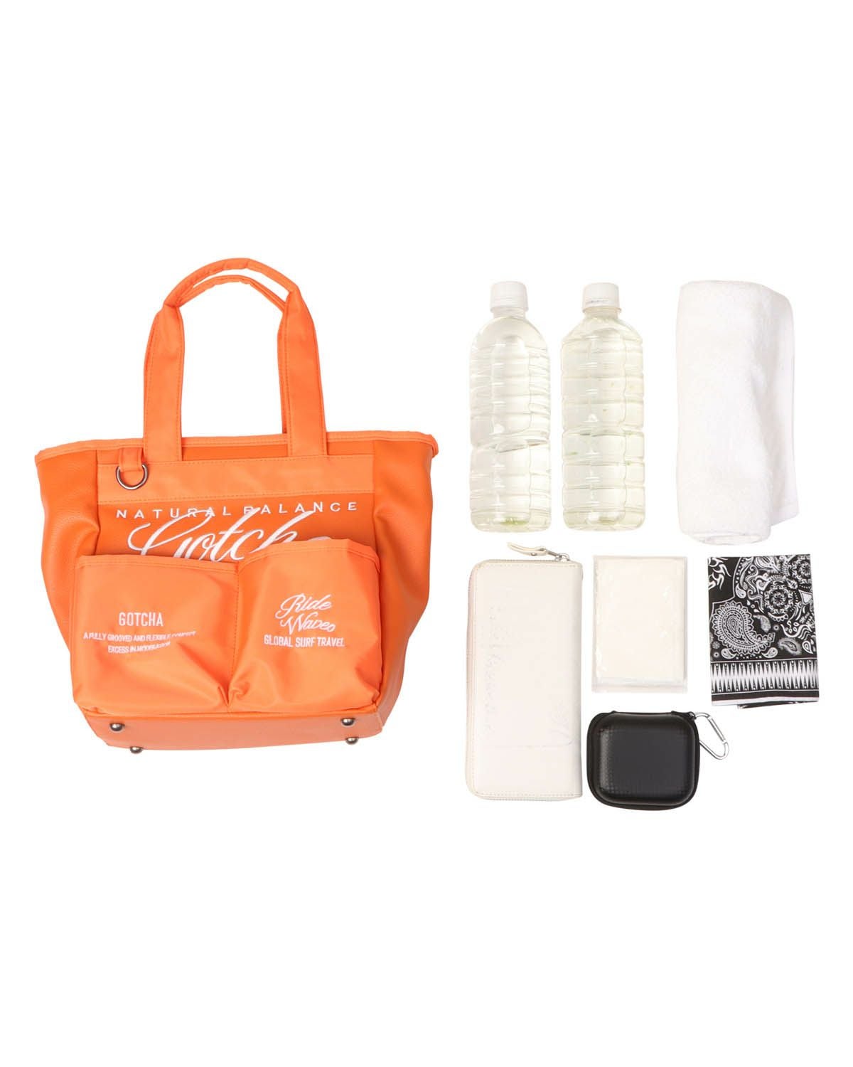 GOTCHA GOLF] 撥水 PU 切替 ラウンドポーチ | PEET ONLINE STORE