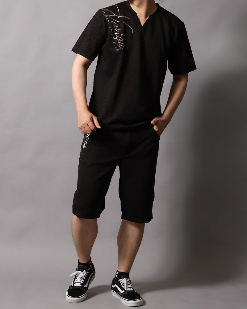 ブラック：178cm/75kg(Lサイズ着用)