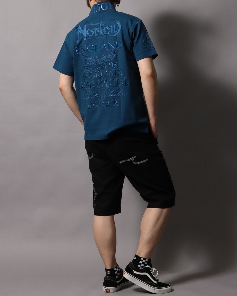 ブルー：178cm/75kg(Lサイズ着用)