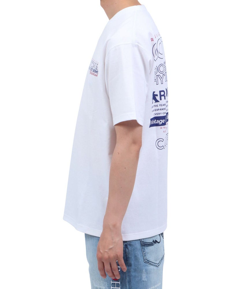 ホワイト：174cm62kg(Lサイズ着用)