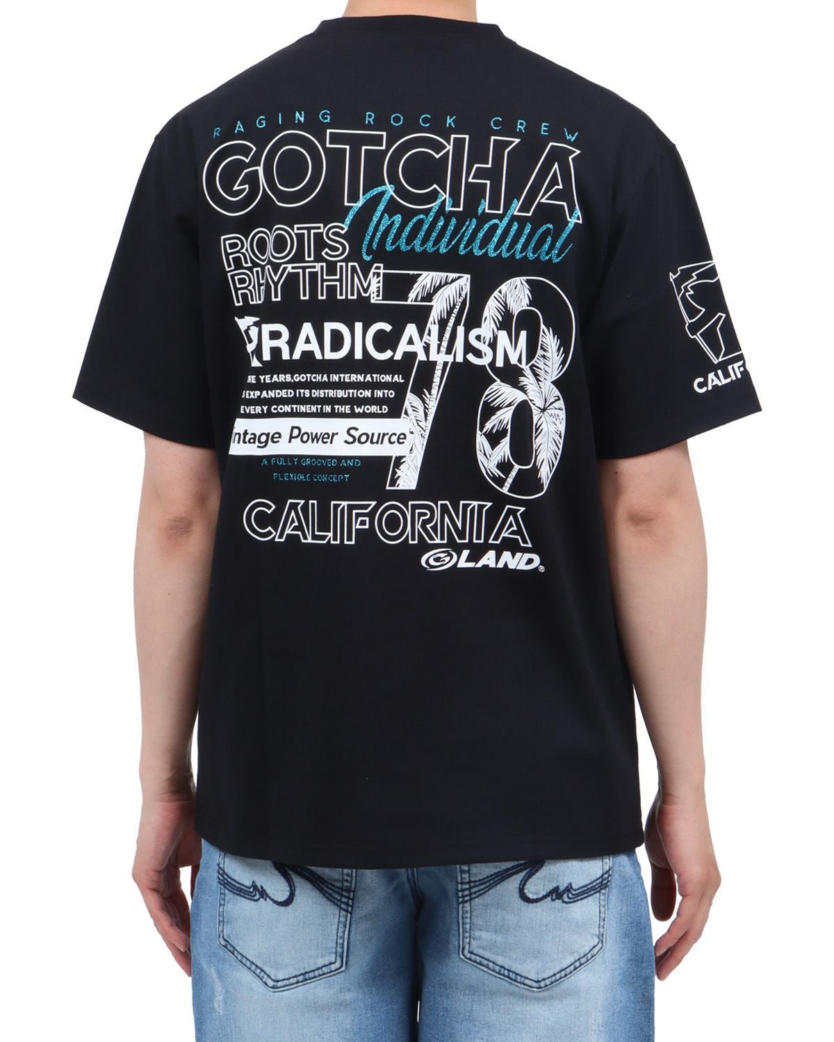 GOTCHA] ドライ UVカット リミテッド フレーム ロゴ Tシャツ | PEET