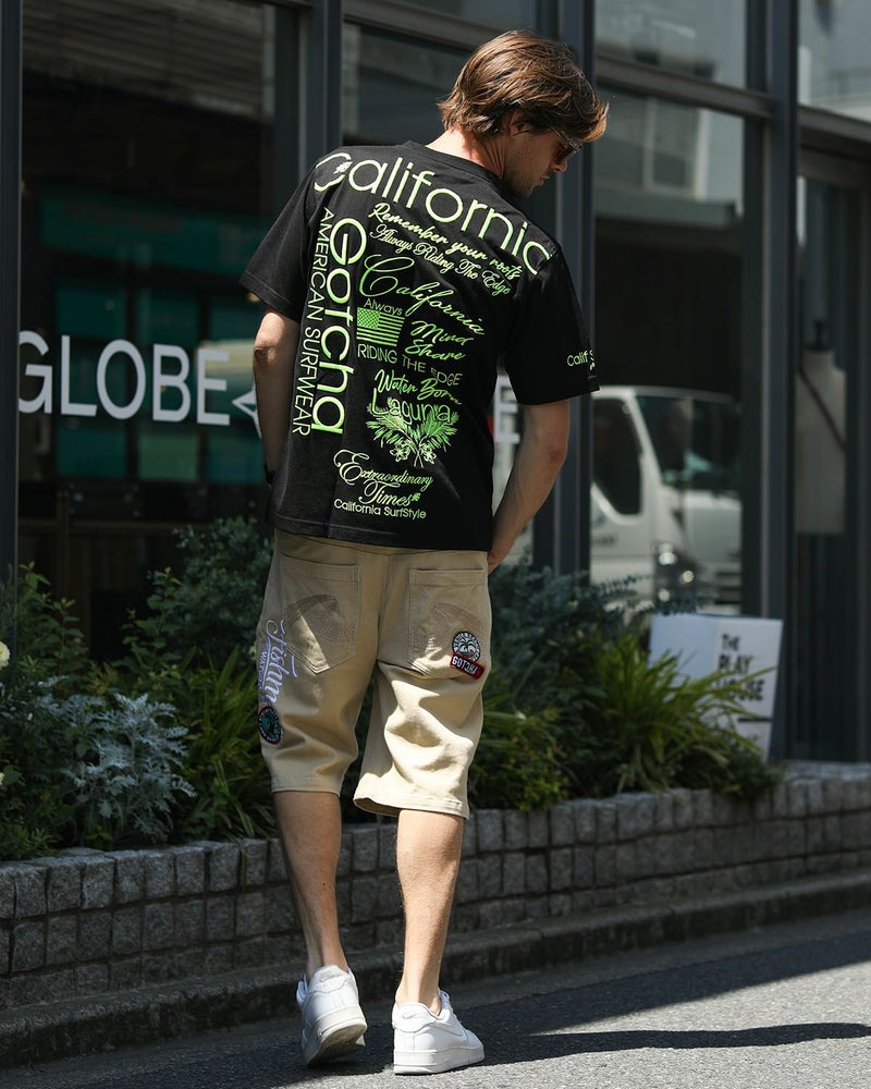 イエロー：183cm/70kg(Lサイズ着用)