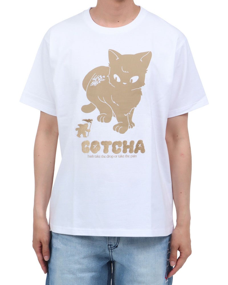 ベージュ：174cm62kg(Lサイズ着用)