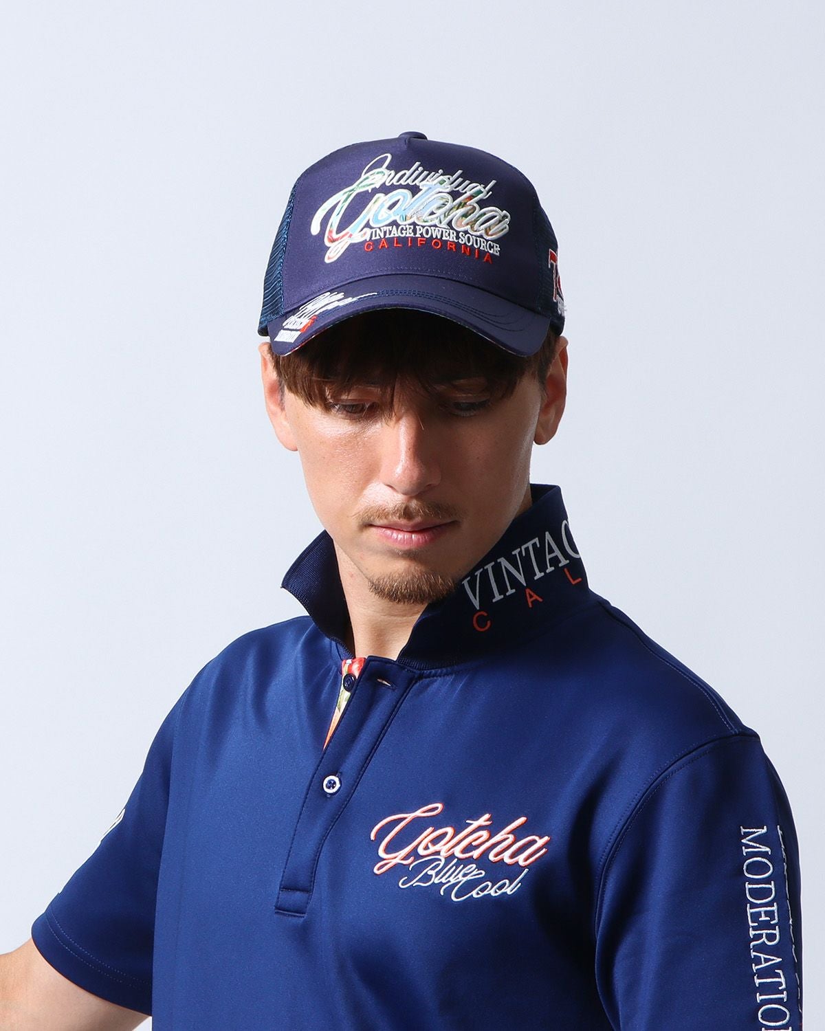【非売品】ゴルフ キャップ　ポロシャツ　ベスト等 GOTCHA GOLF] ボタニカル ロゴ メッシュ キャップ | PEET ONLINE STORE