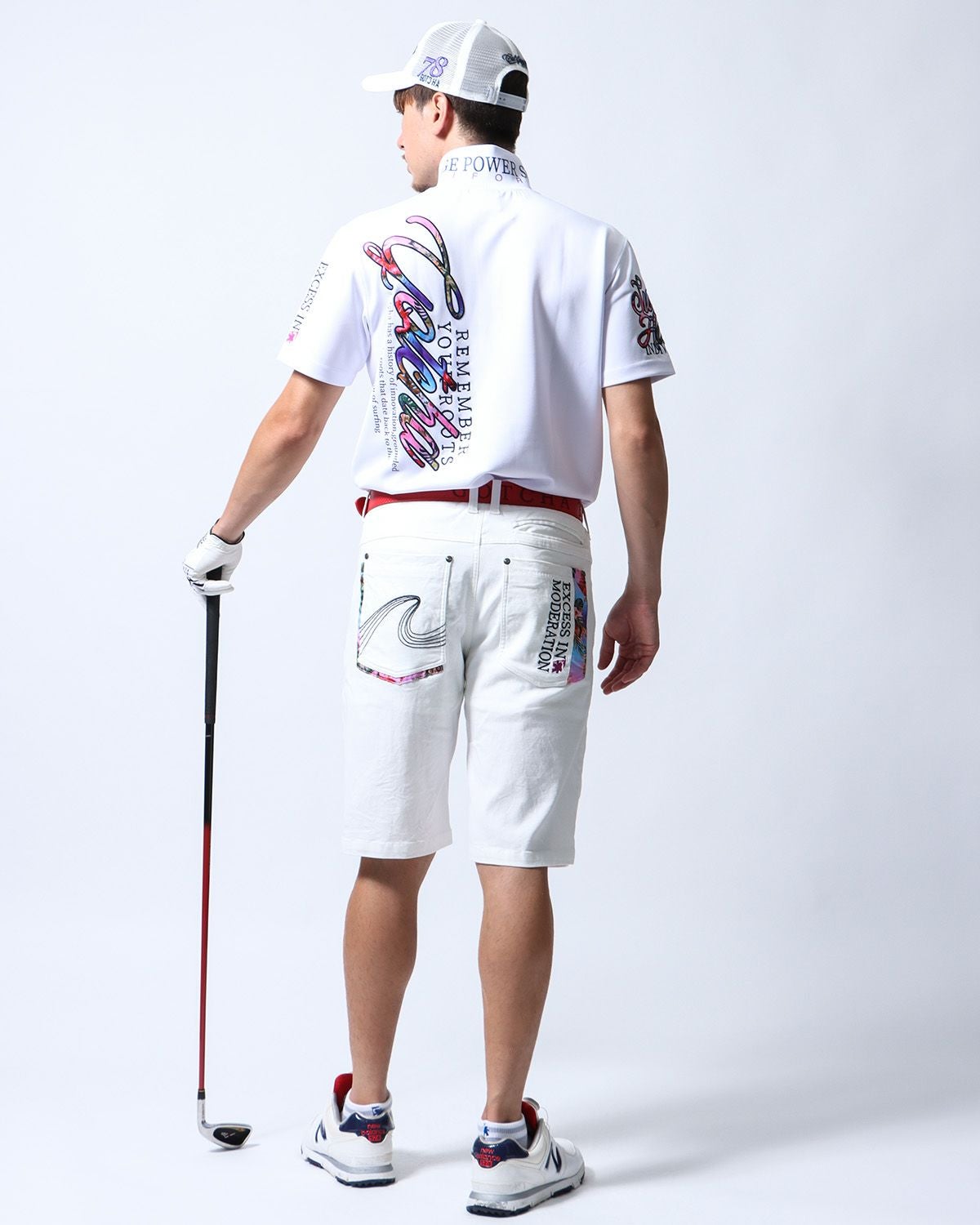 パープル：180cm/70kg(Lサイズ着用)