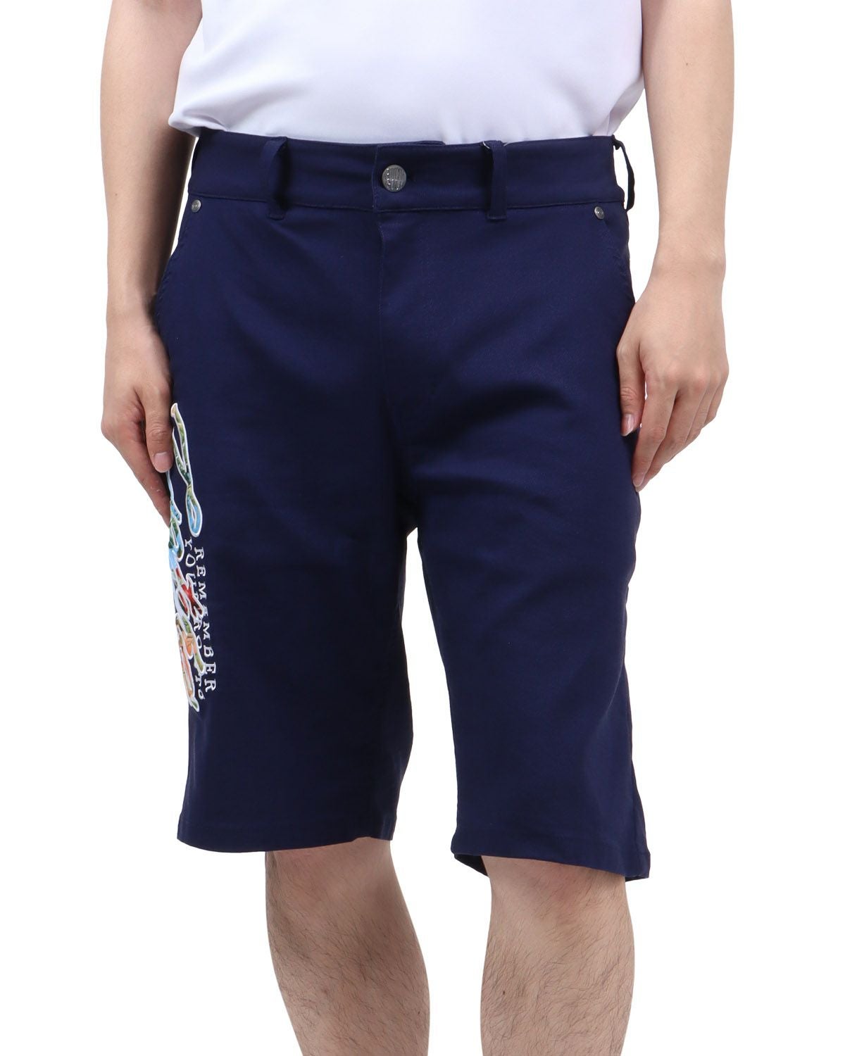 ネイビー：173cm63kg(Lサイズ着用)