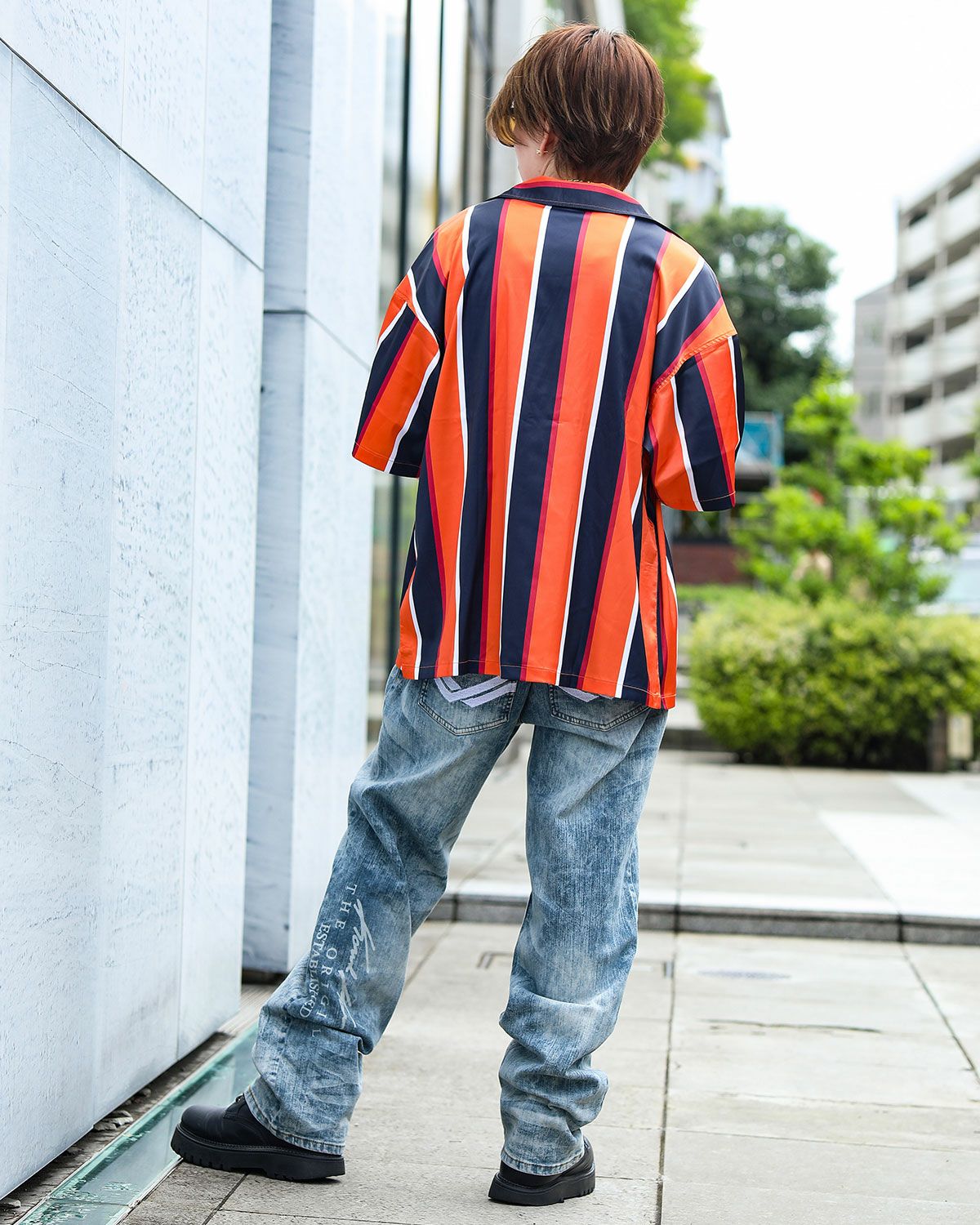 Karl Kani] Sline ストライプ 開襟 シャツ | PEET ONLINE STORE