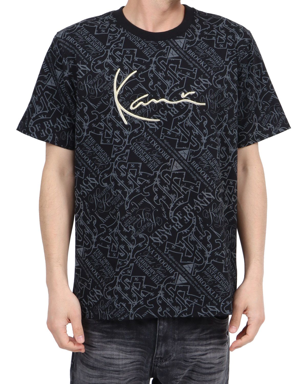 Karl Kani] ロゴ 総柄 Tシャツ | PEET ONLINE STORE