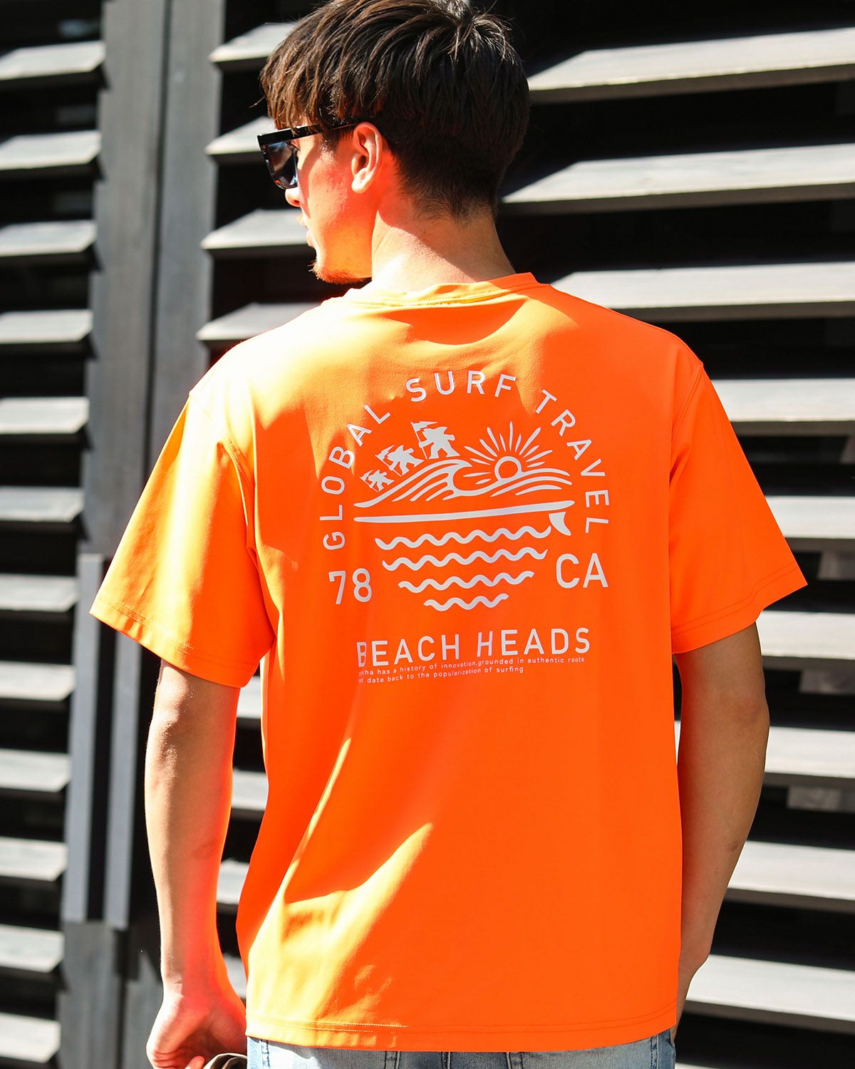 オレンジ ストライプ Tシャツ 埼玉栄埼玉 GOTCHA] ハイブリッド ネオン SURF Tシャツ | PEET ONLINE STORE