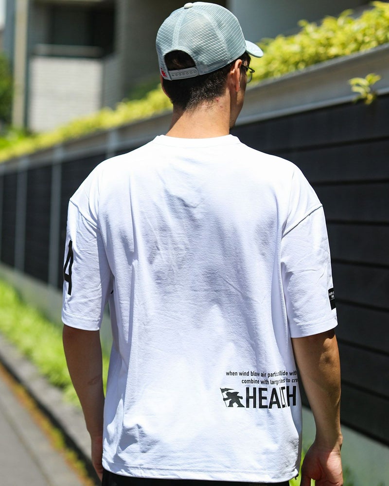 ホワイト：180cm/70kg(Lサイズ着用)