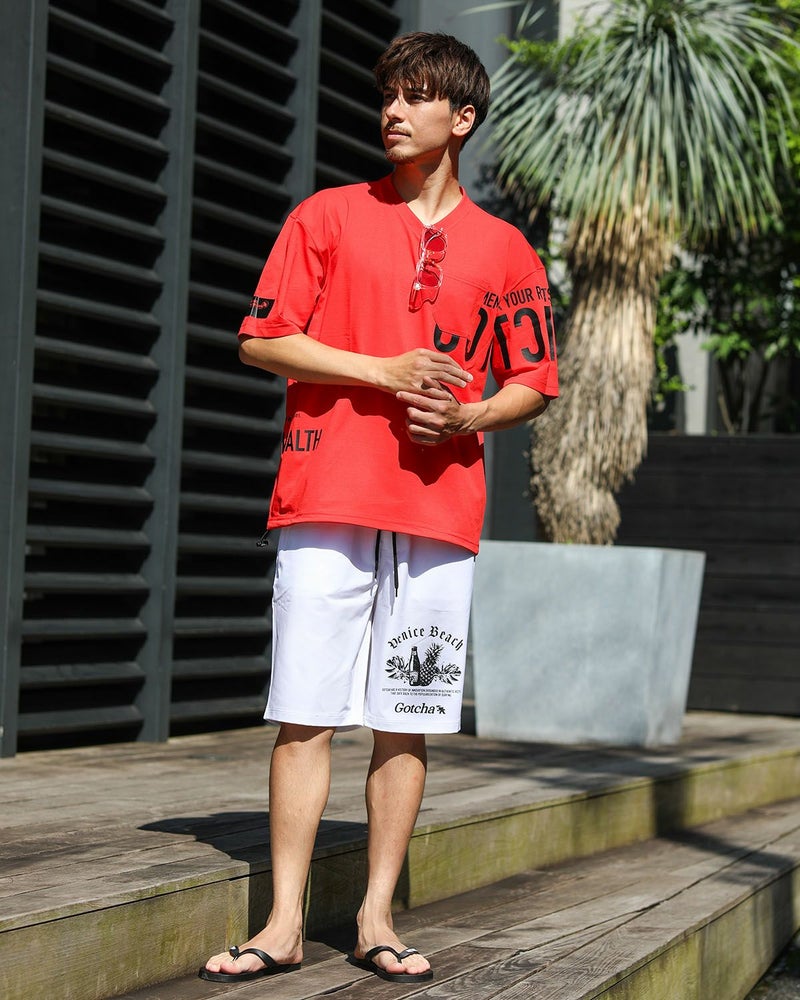 オレンジ：180cm/70kg(Lサイズ着用)