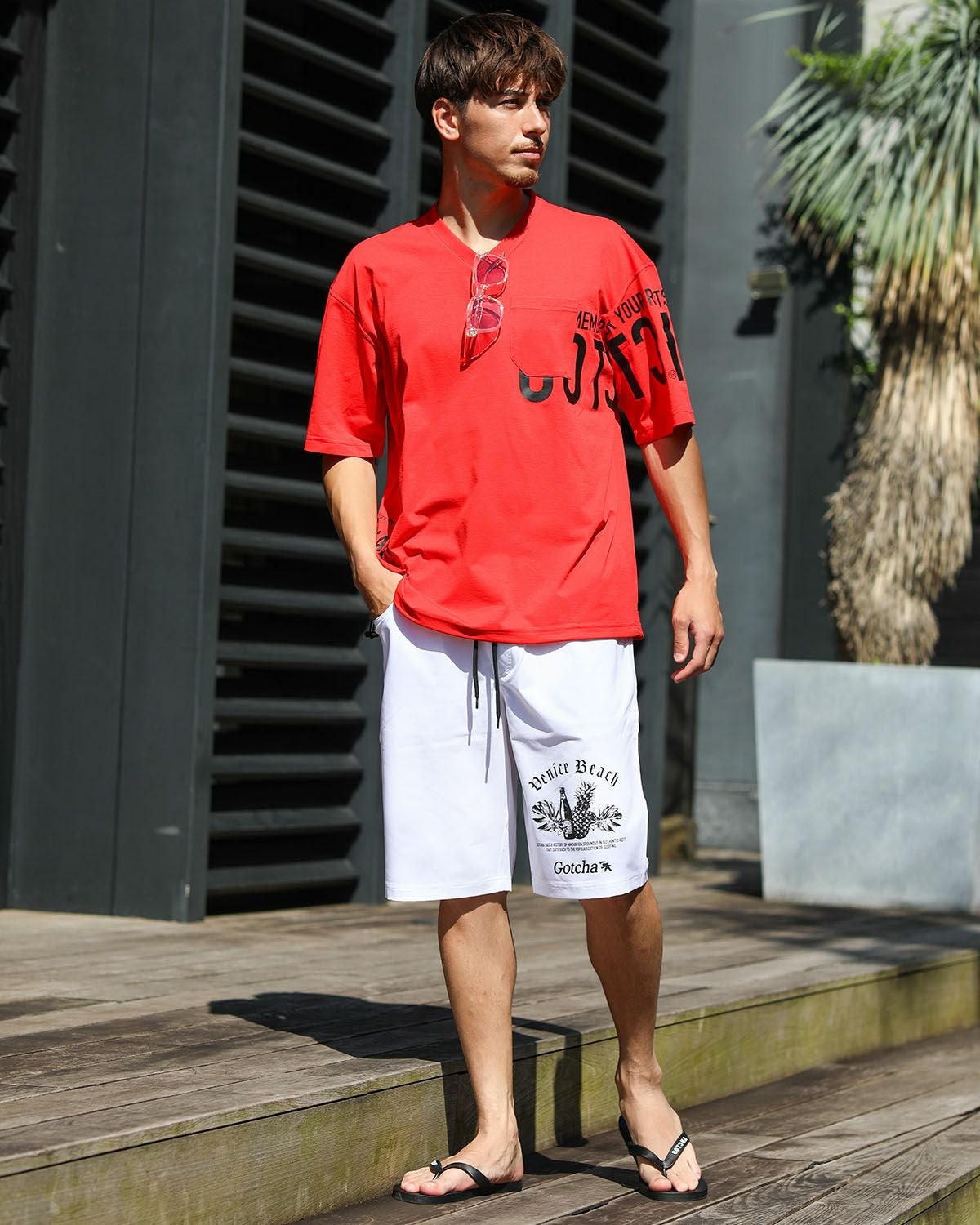 オレンジ：180cm/70kg(Lサイズ着用)