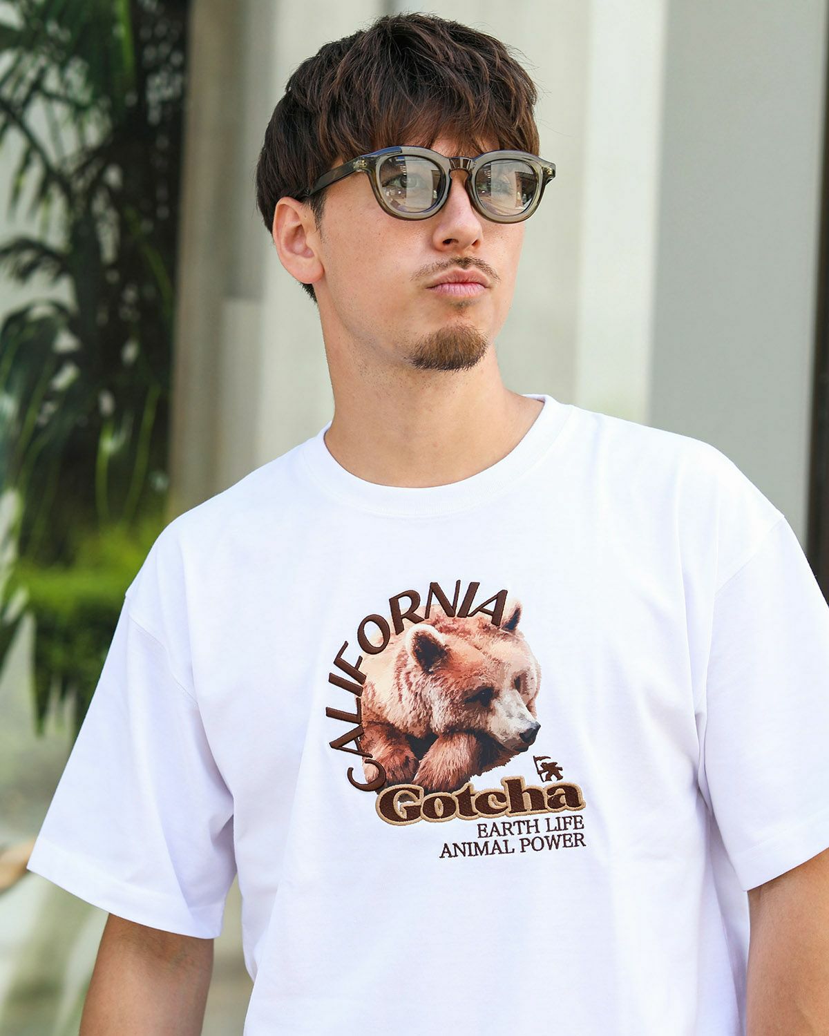 GOTCHA] ドライ グリズリー フォト Tシャツ | PEET ONLINE STORE