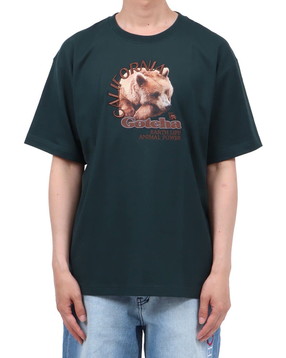 グリーン：174cm62kg(Lサイズ着用)