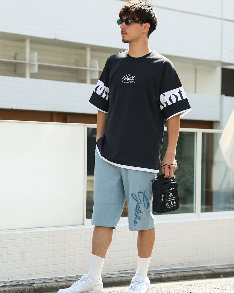 チャコール：180cm/70kg(Lサイズ着用)