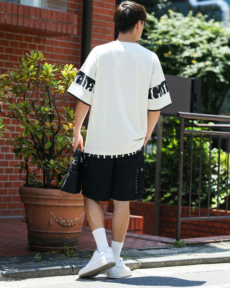 オフホワイト：180cm/70kg(Lサイズ着用)