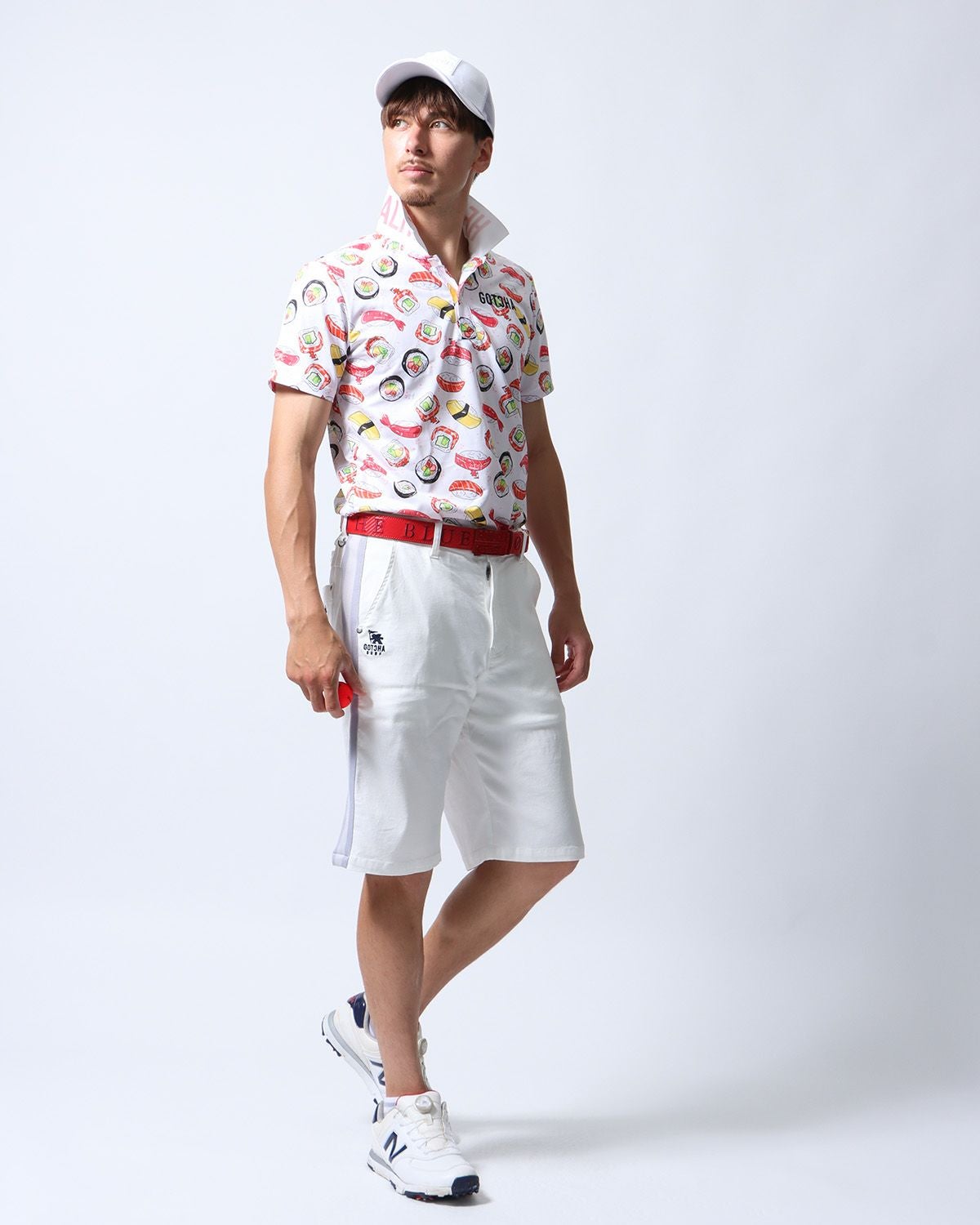 GOTCHA GOLF] ドライ UVカット 寿司 総柄 ポロシャツ | PEET ONLINE STORE