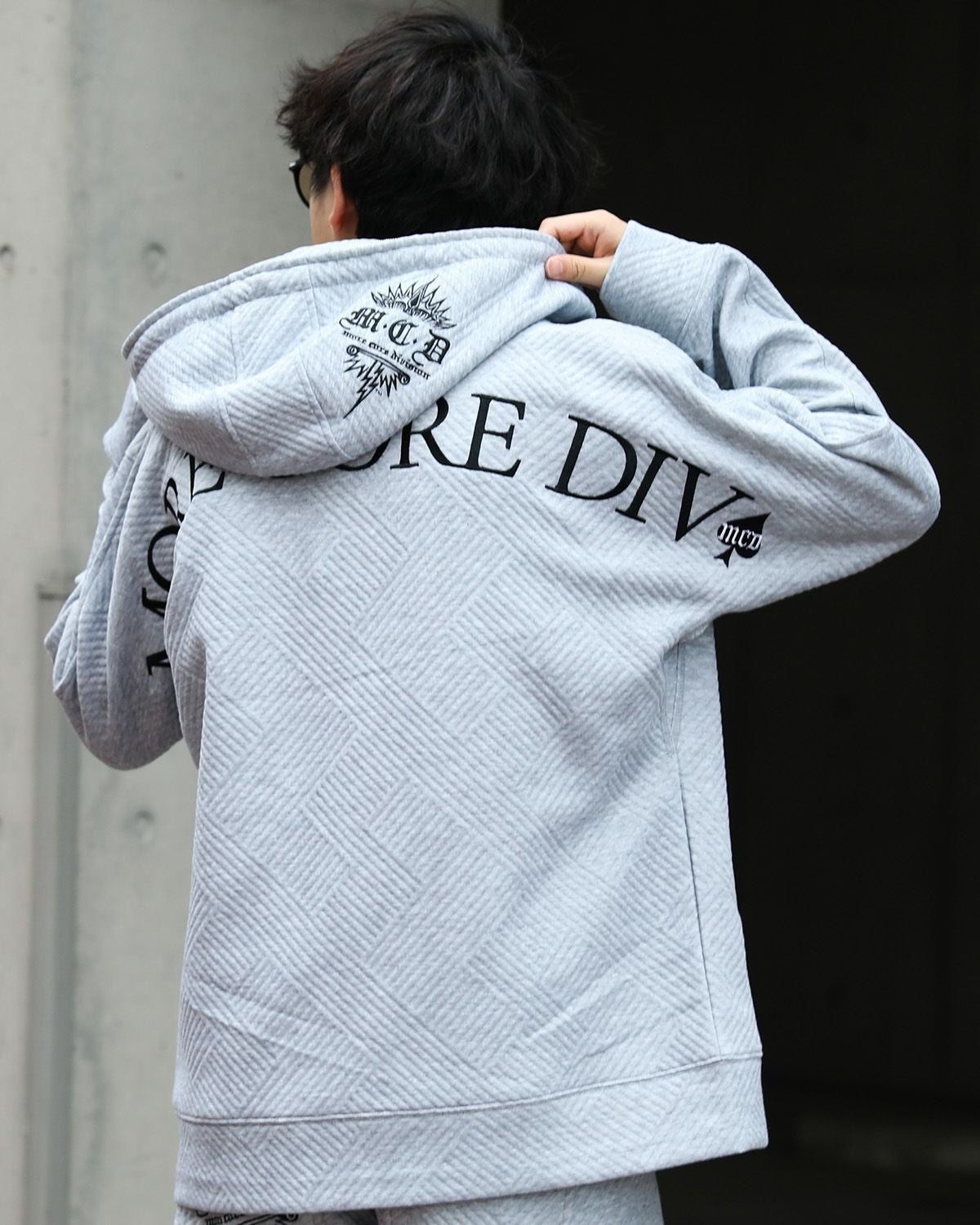MCD] ブライト ジャガード 杢 フルジップ パーカー | PEET ONLINE STORE