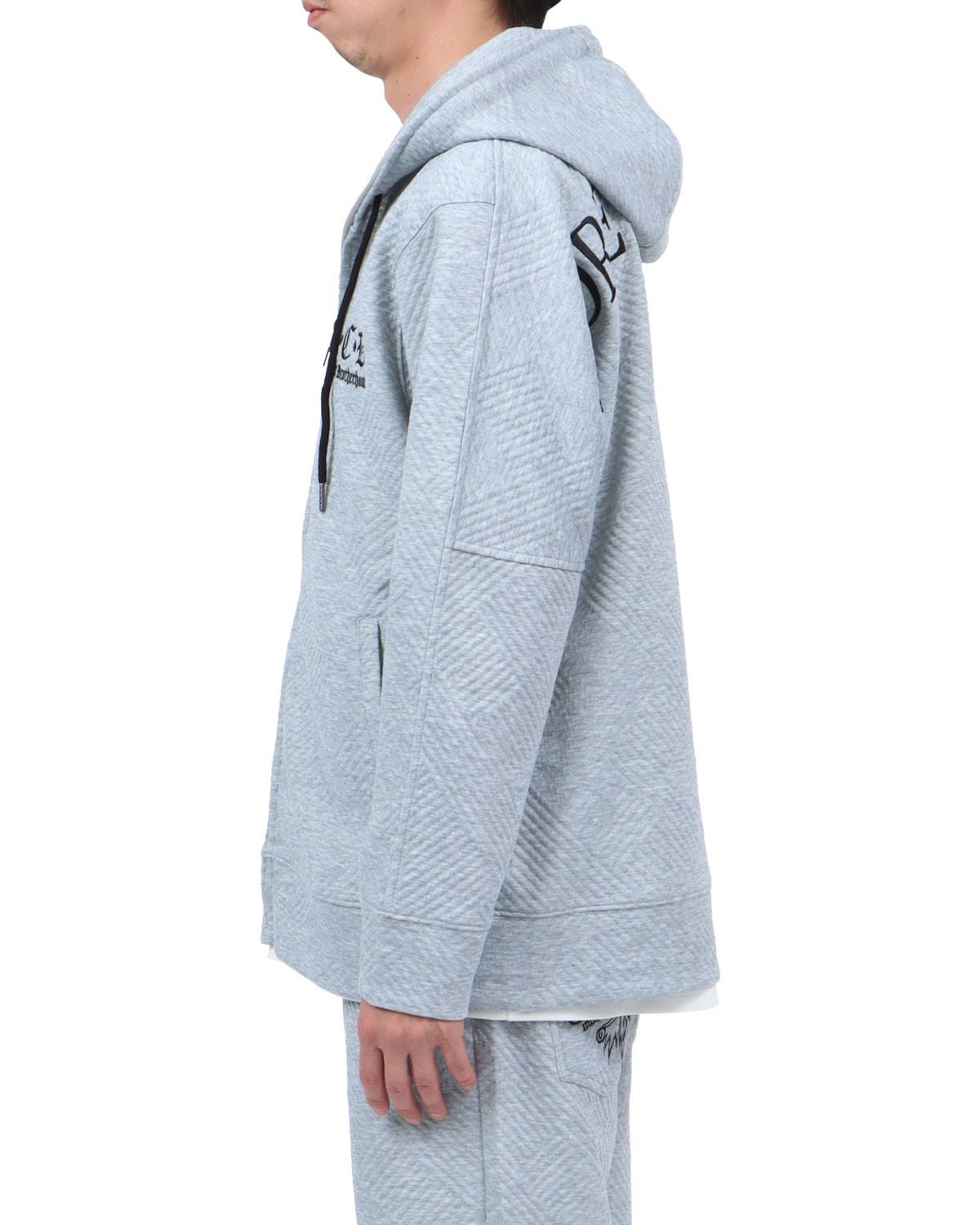 杢グレー：174cm62kg(Lサイズ着用)