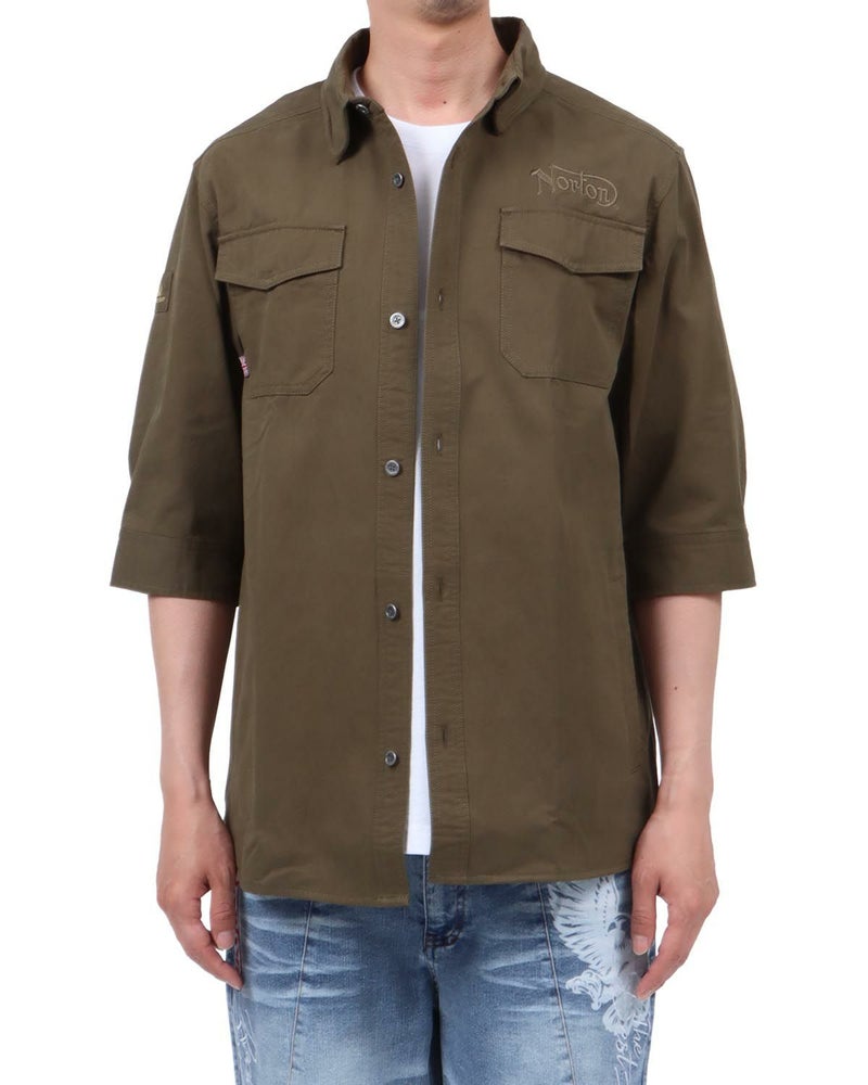 カーキ：174cm62kg(Lサイズ着用)