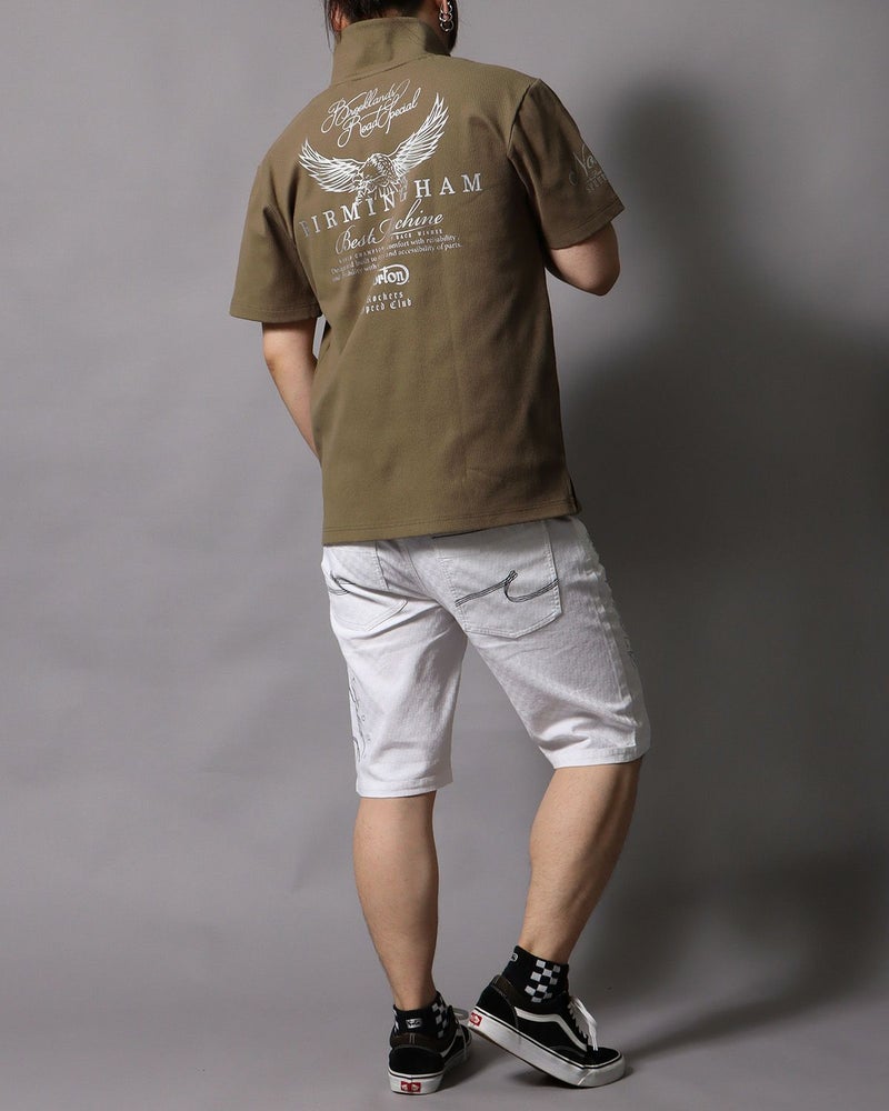 カーキ：178cm/75kg(Lサイズ着用)