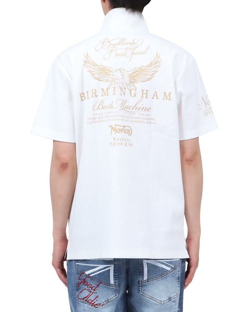 ホワイト：174cm62kg(Lサイズ着用)