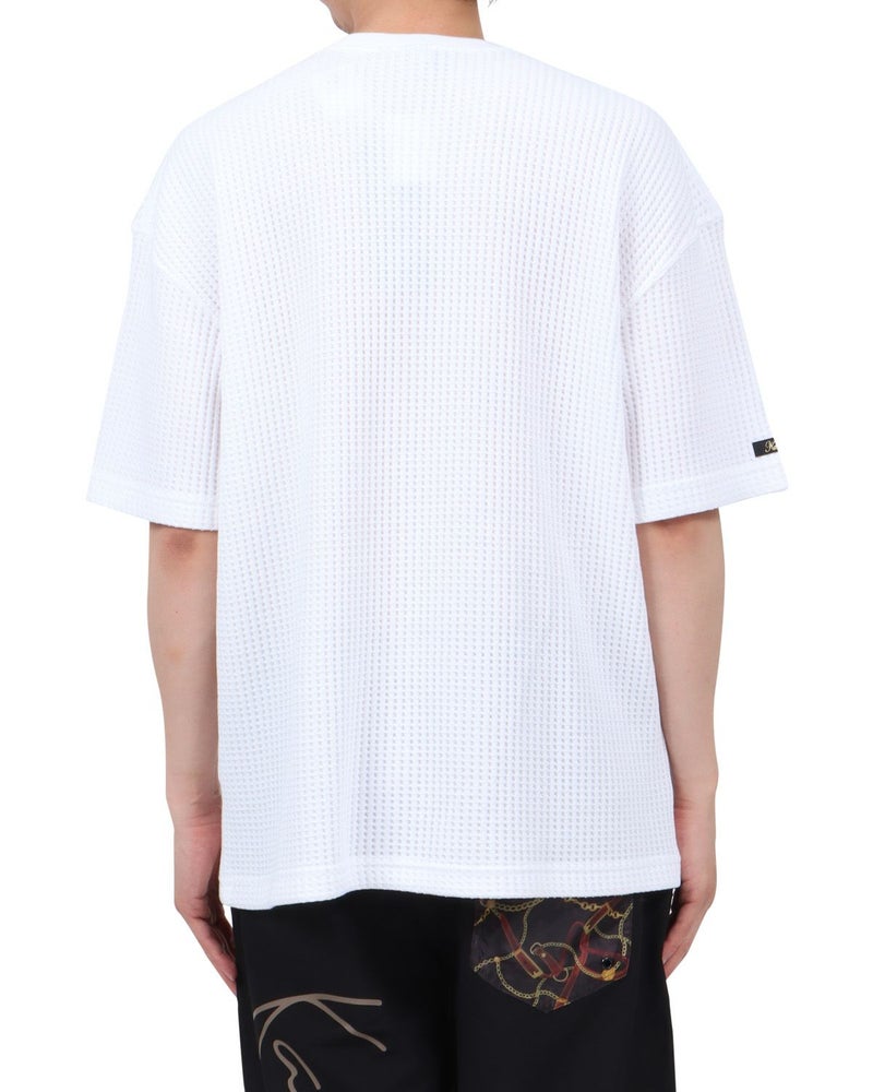 ホワイト：174cm62kg(Lサイズ着用)