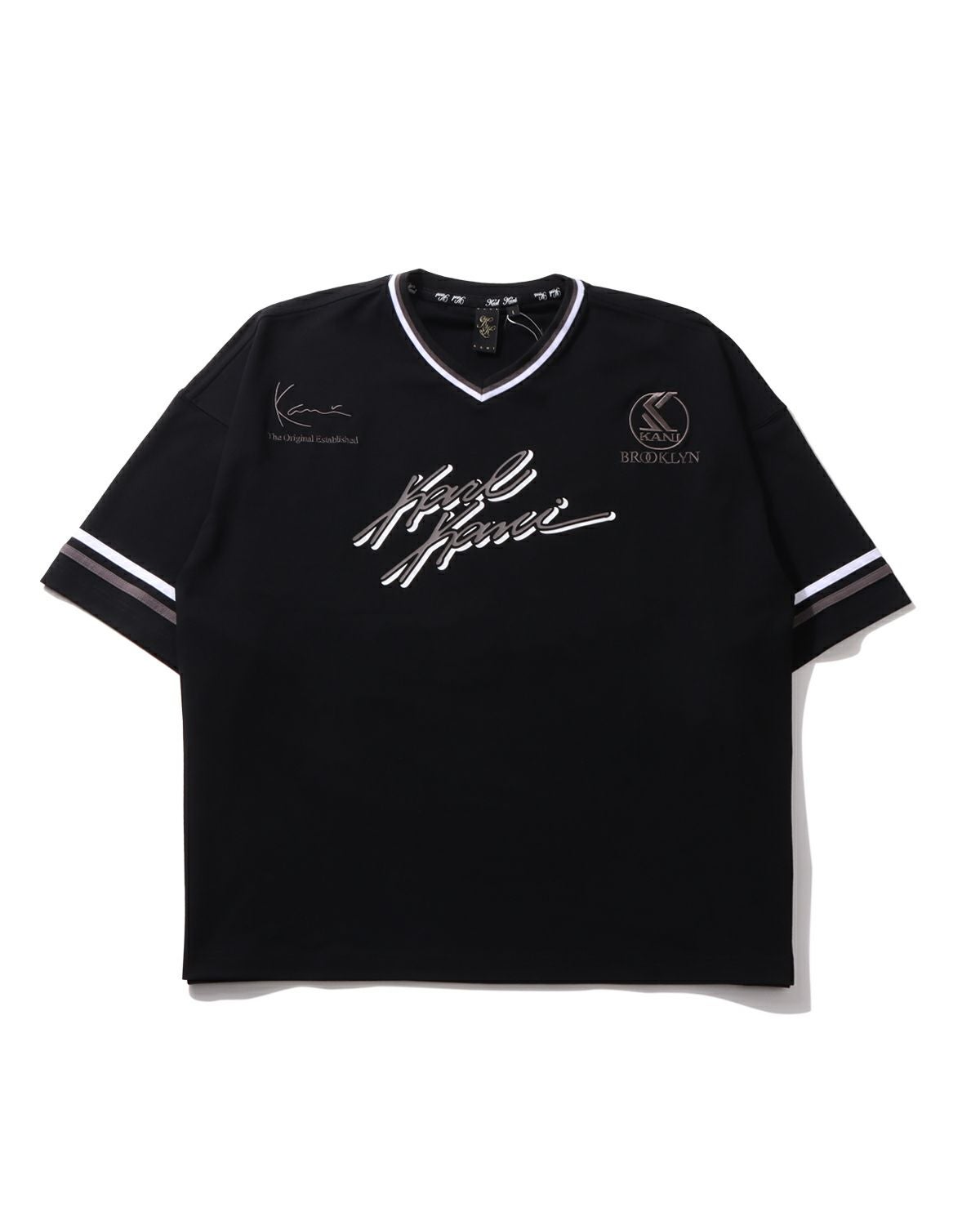 Karl Kani] SL 接触冷感 ビッグシルエット ユニフォーム Tシャツ