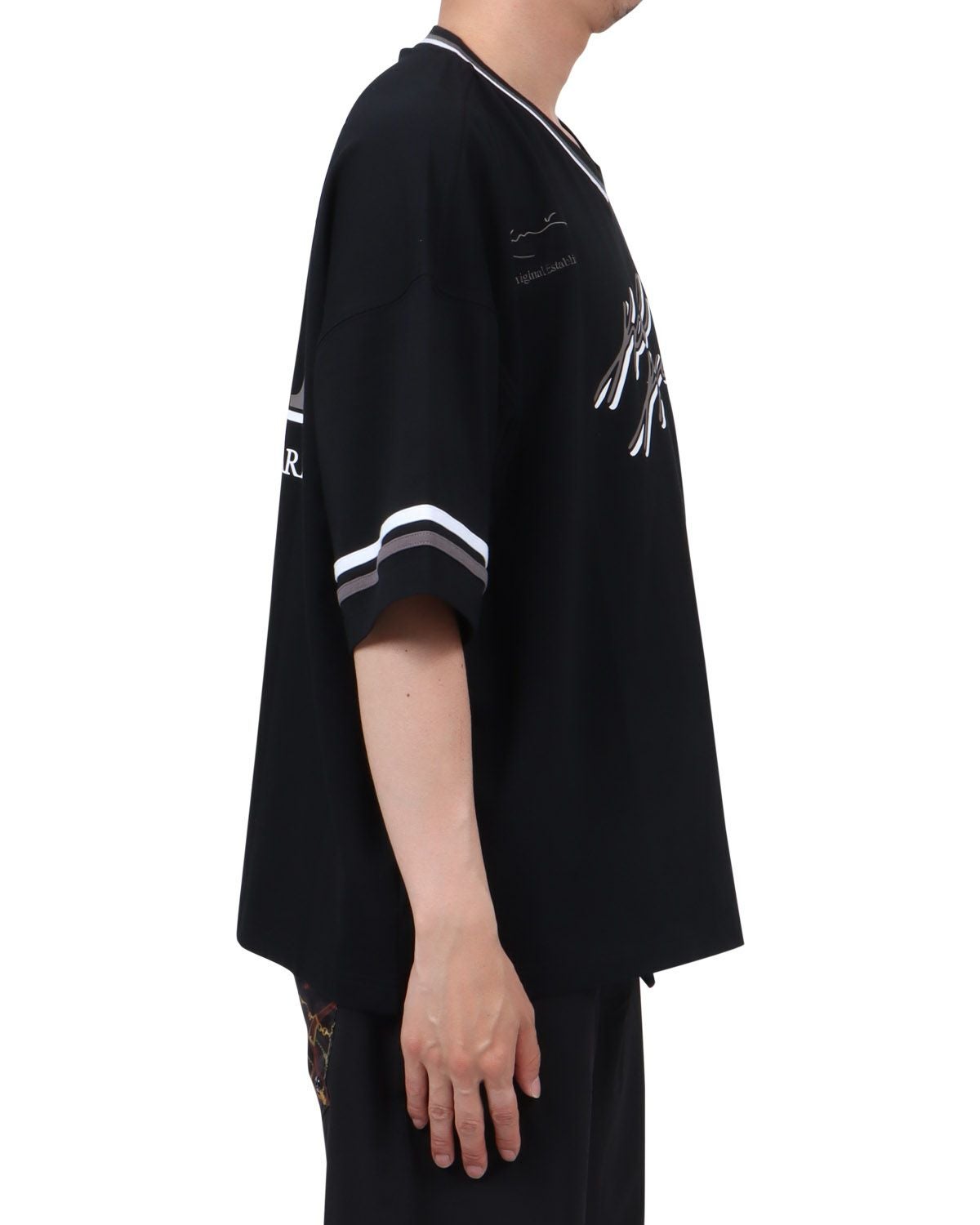 Karl Kani] SL 接触冷感 ビッグシルエット ユニフォーム Tシャツ