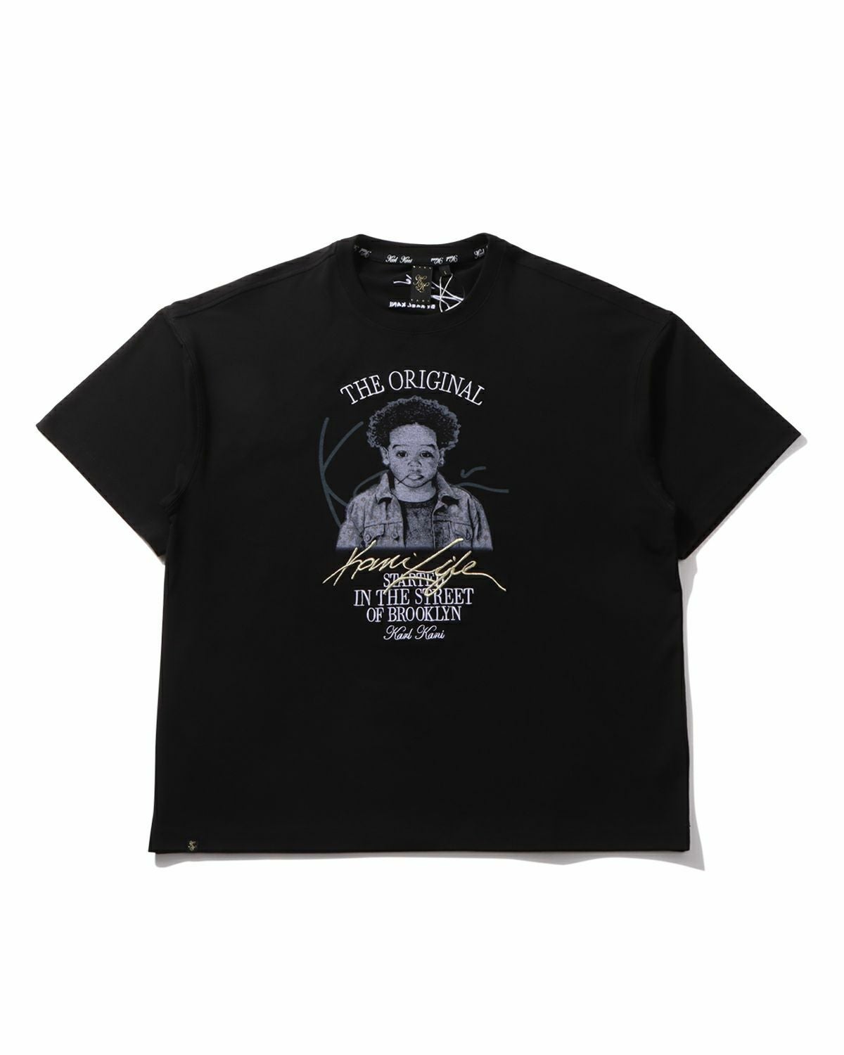 Karl Kani] 接触冷感 ビッグシルエット モノグラム ベイビー Tシャツ