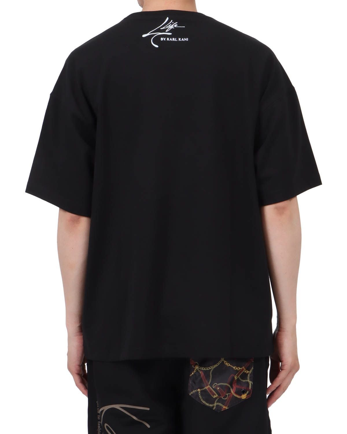 Karl Kani] 接触冷感 ビッグシルエット モノグラム ベイビー Tシャツ
