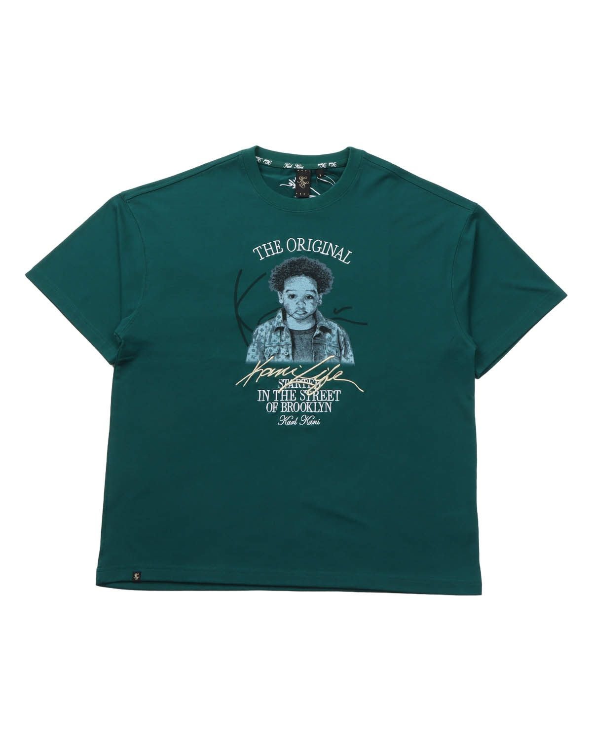 Karl Kani] 接触冷感 ビッグシルエット モノグラム ベイビー Tシャツ