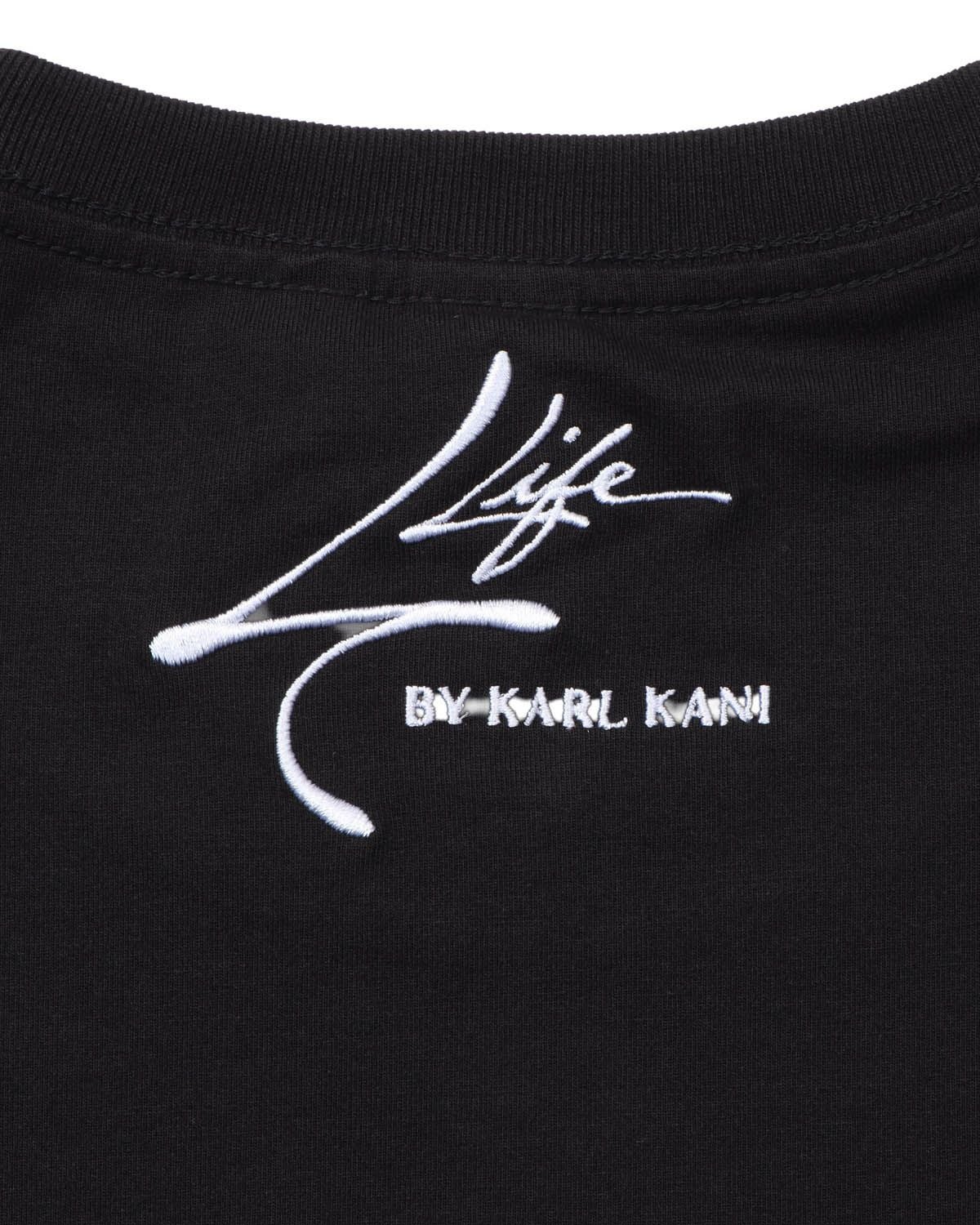 Karl Kani] 接触冷感 ビッグシルエット モノグラム ベイビー Tシャツ