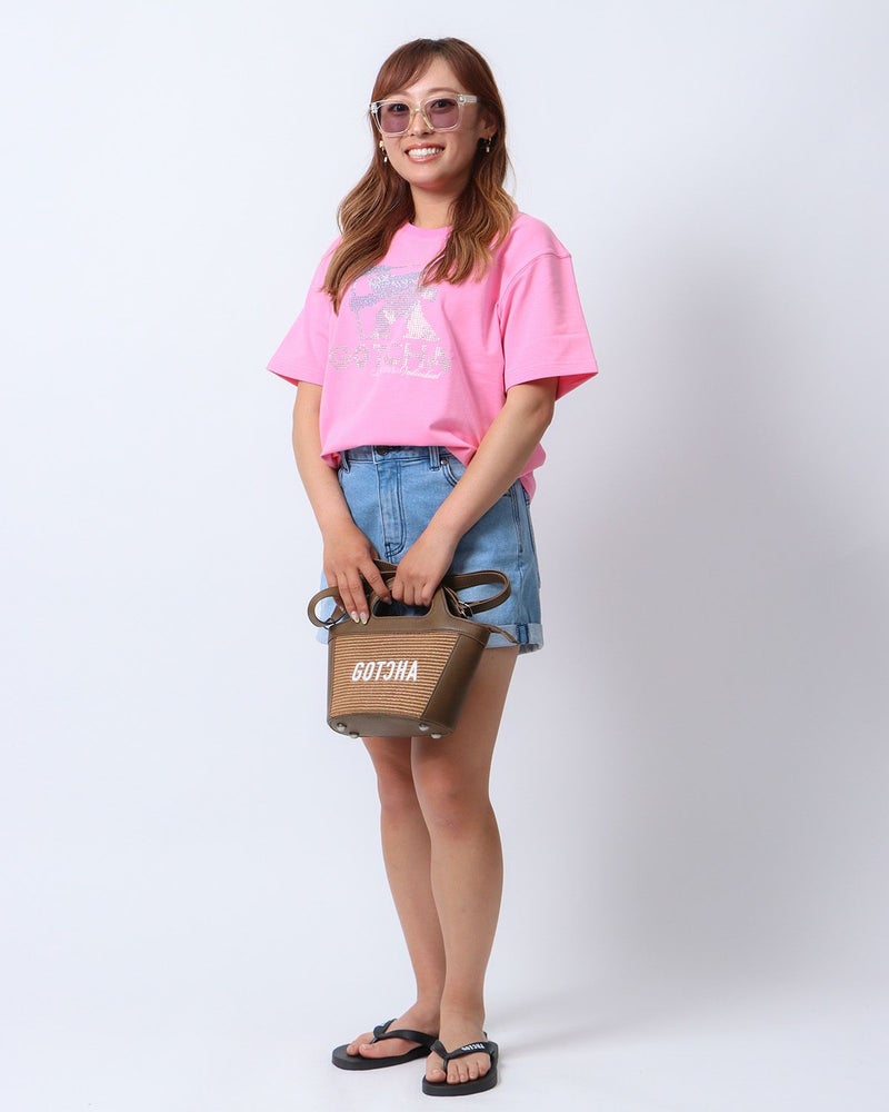 ピンク：154cm(Sサイズ着用)