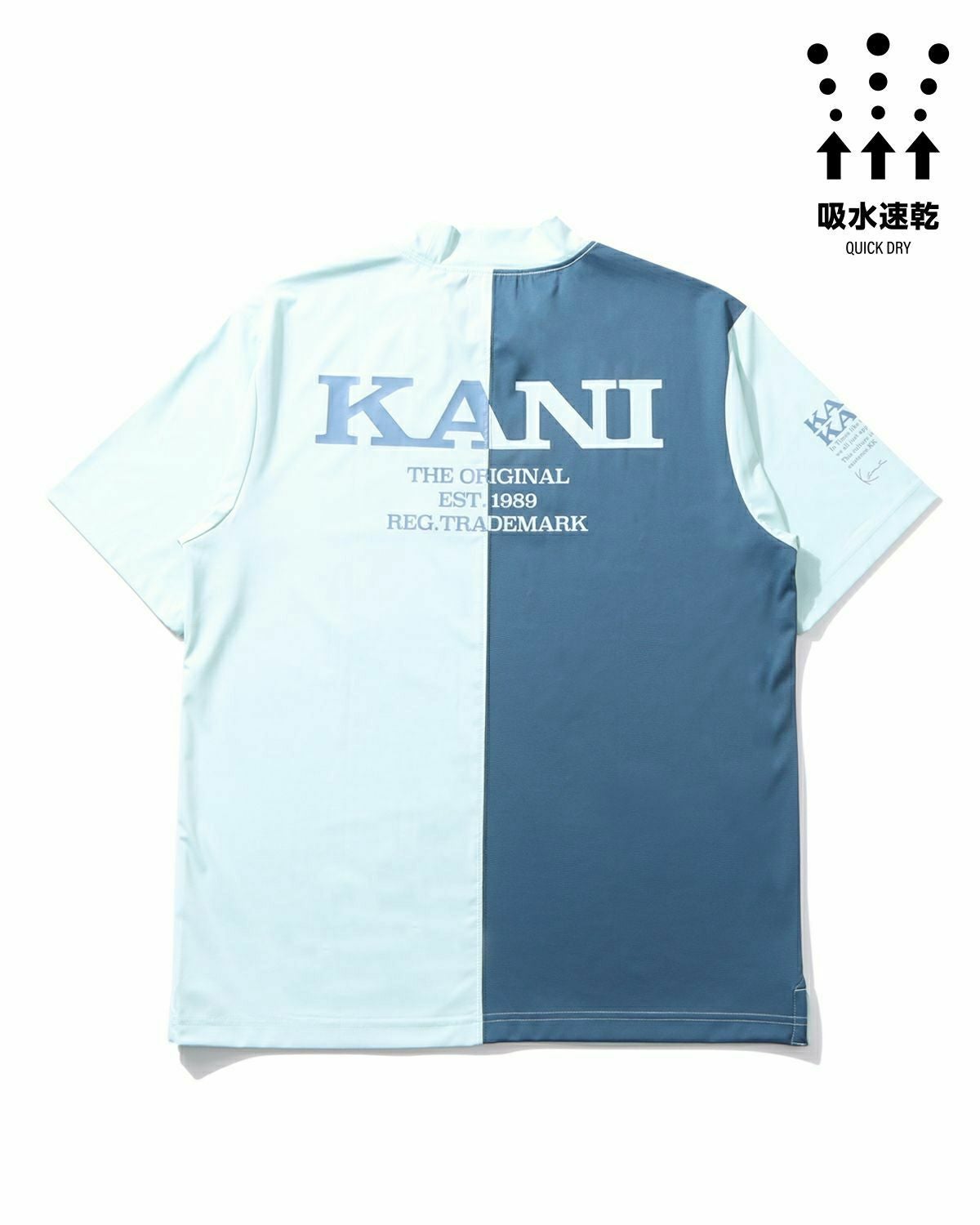 Karl Kani GOLF] 吸水速乾 バック 切替 モックネック Tシャツ | PEET