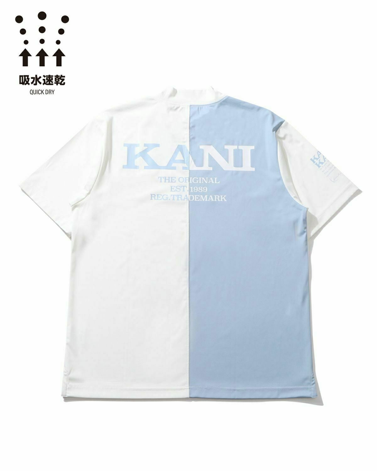 Karl Kani GOLF] 吸水速乾 バック 切替 モックネック Tシャツ | PEET