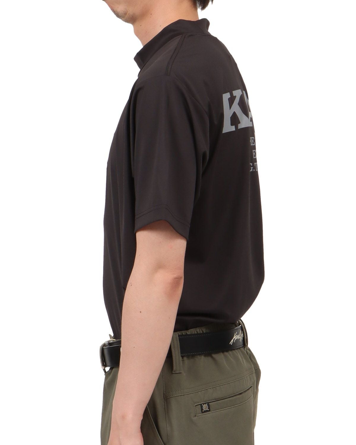 Karl Kani GOLF] 吸水速乾 バック 切替 モックネック Tシャツ | PEET