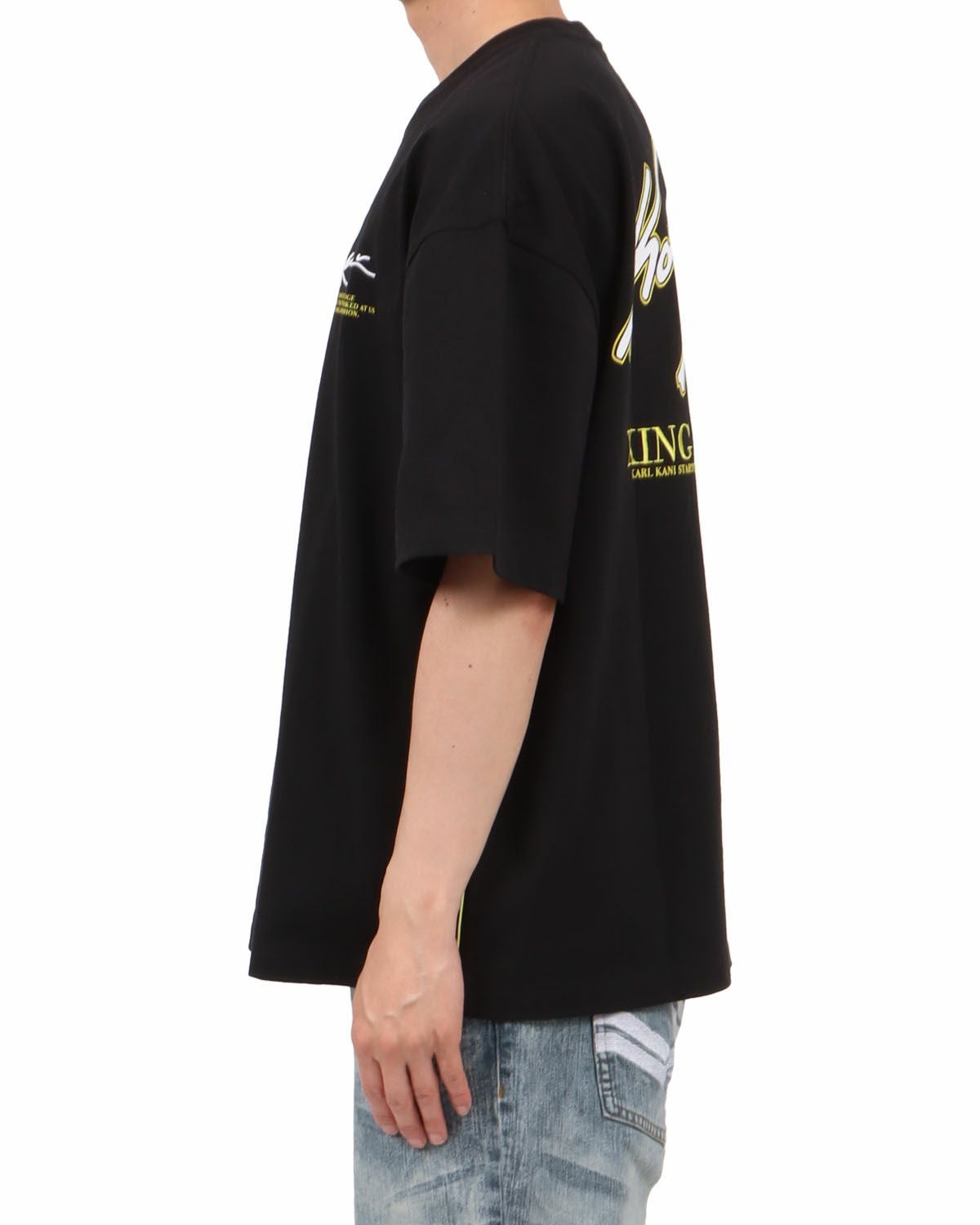 Karl Kani] SL ロゴテープ ビッグシルエット カラー Tシャツ | PEET