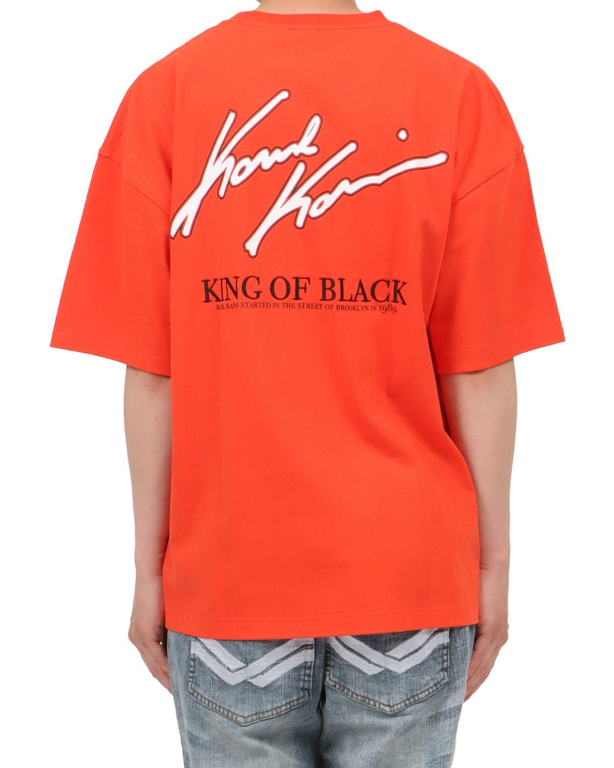 Karl Kani] SL ロゴテープ ビッグシルエット カラー Tシャツ | PEET