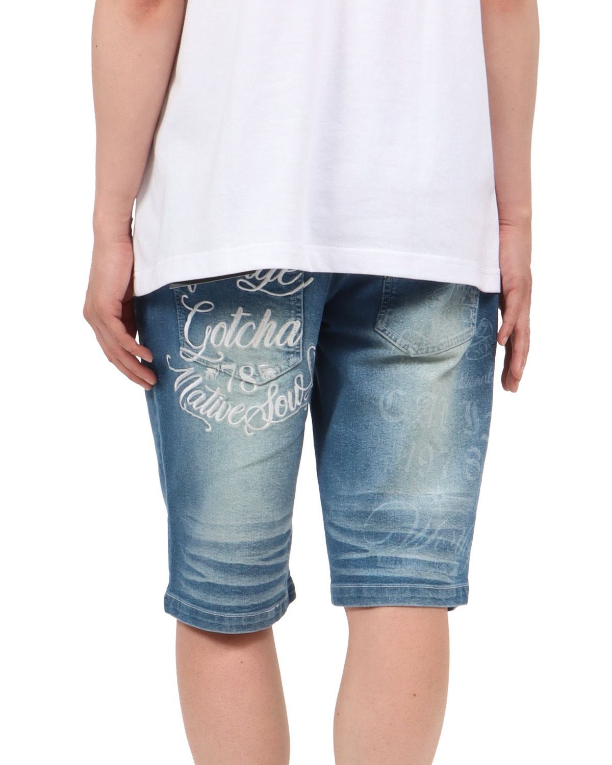 GOTCHA] ストレッチ イーグル MAX デニムショーツ | PEET ONLINE STORE