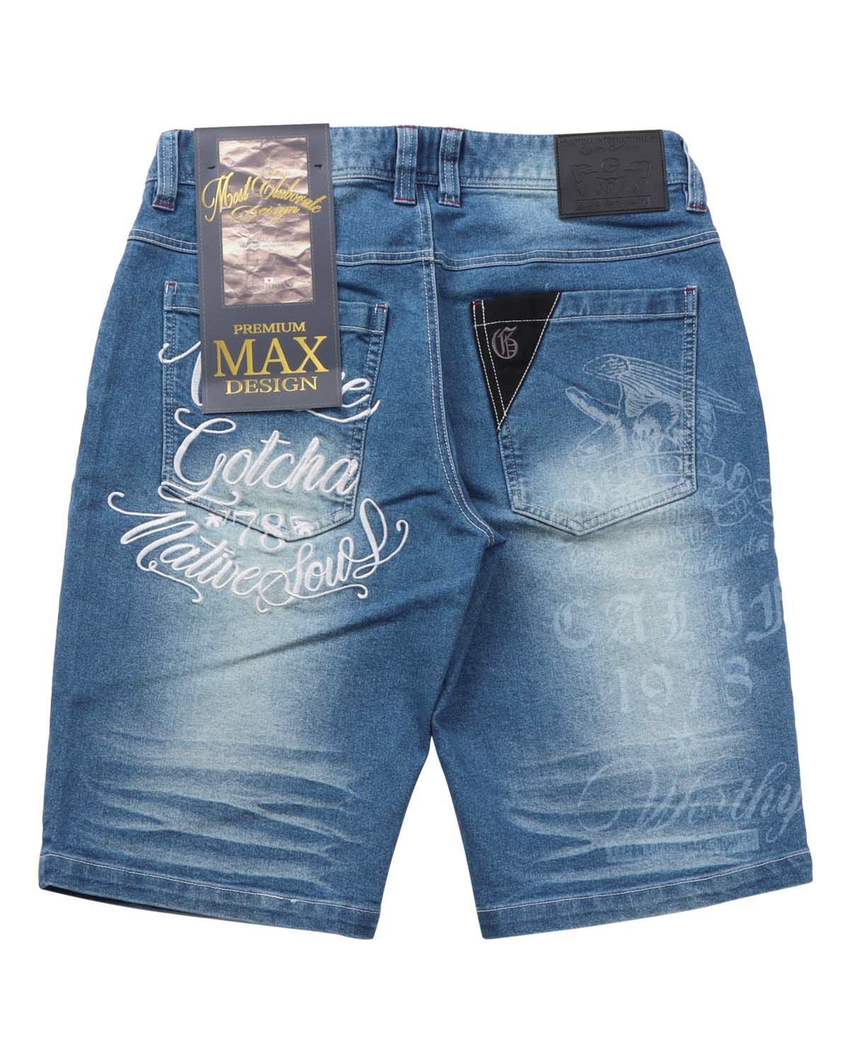 GOTCHA] ストレッチ イーグル MAX デニムショーツ | PEET ONLINE STORE