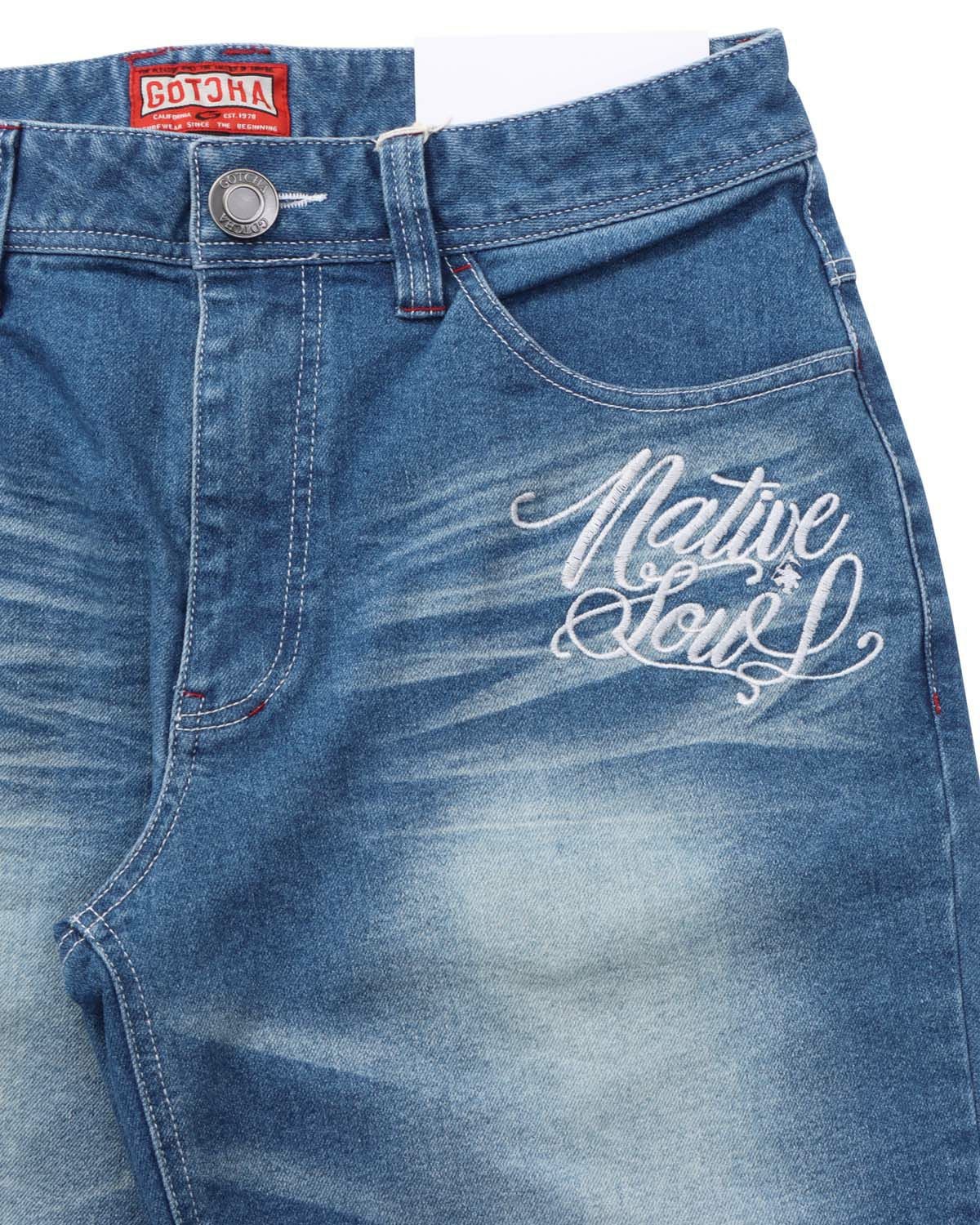 GOTCHA] ストレッチ イーグル MAX デニムショーツ | PEET ONLINE STORE