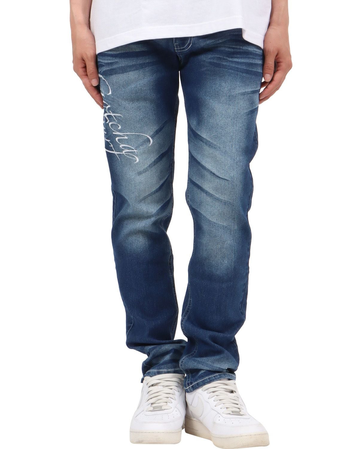 インディゴ：174cm62kg(Mサイズ着用)